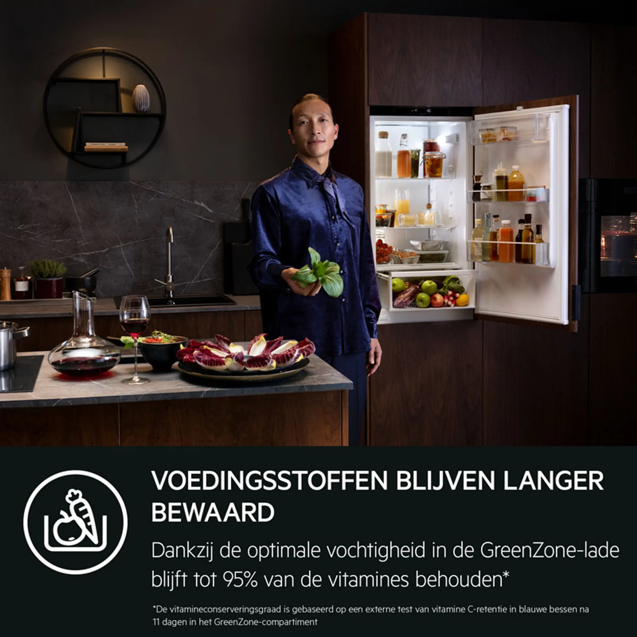 AEG Inbouw koelkast met diepvries TSC7G181DS image