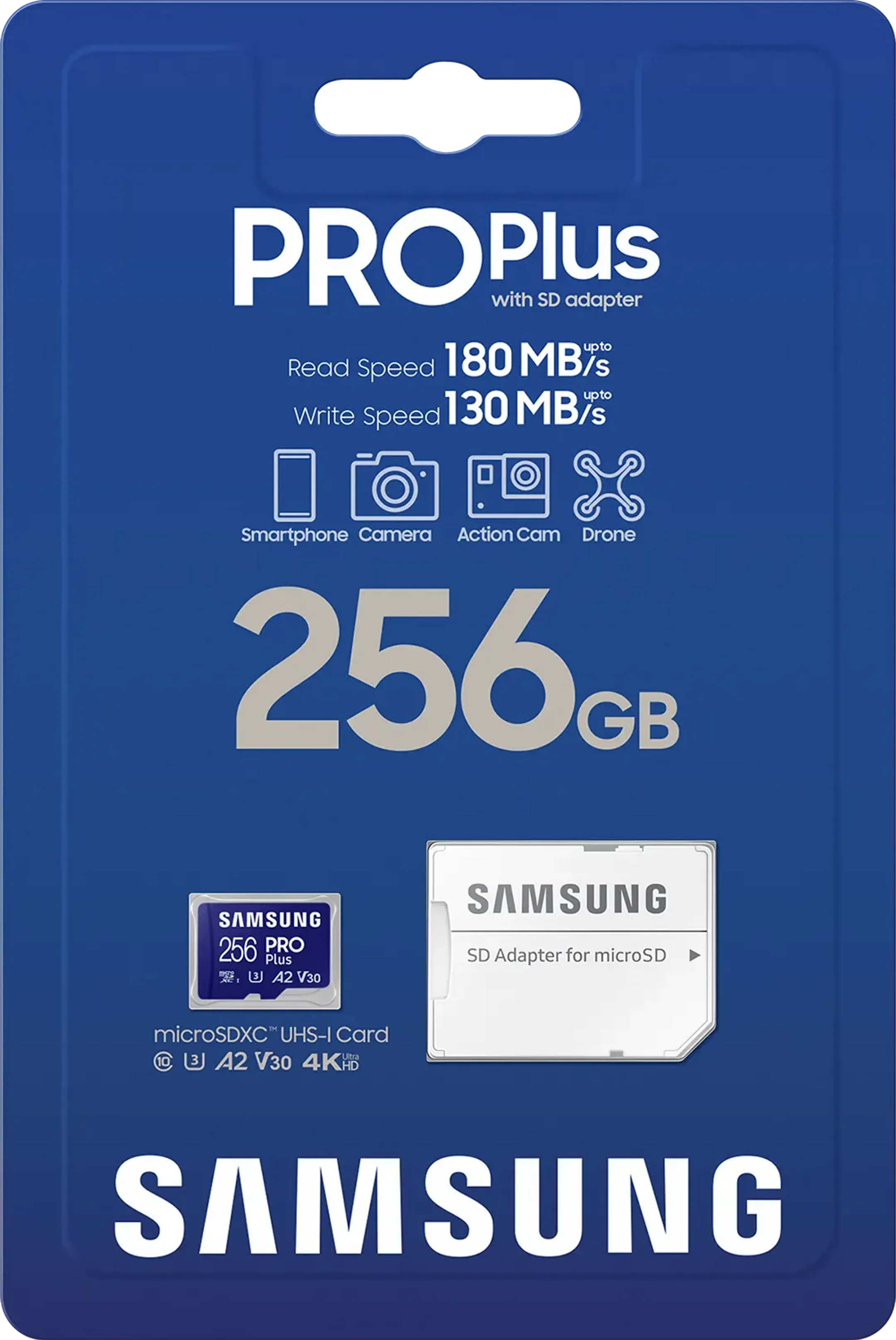 Samsung Carte micro SDXC PRO Plus - 256 Go image