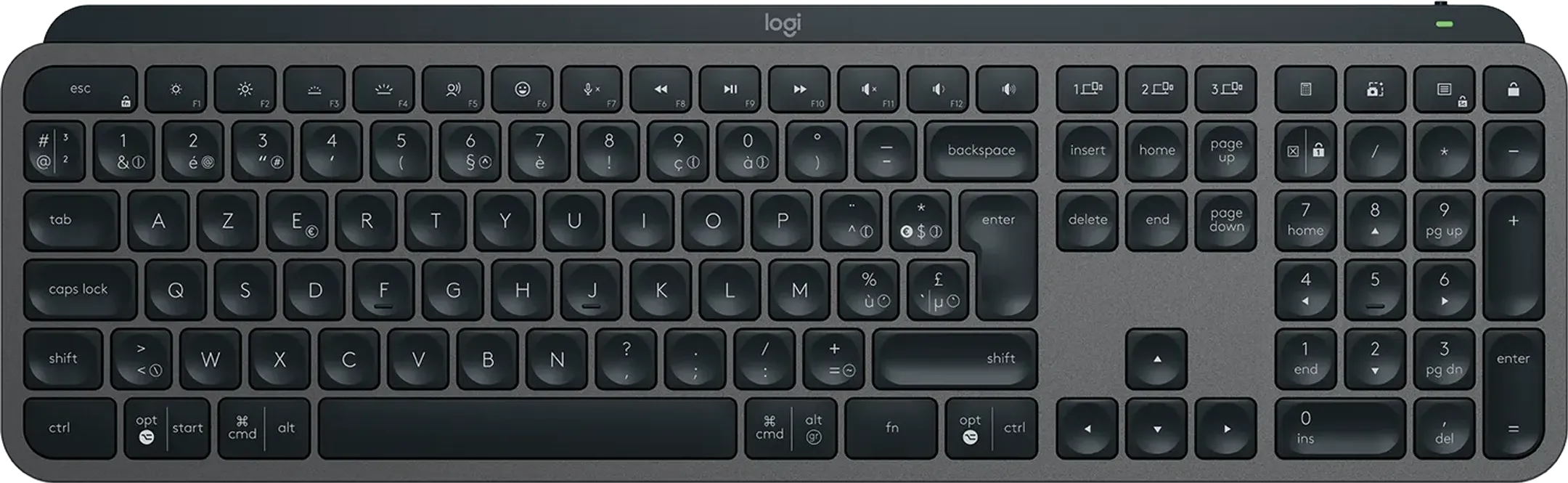 MX Keys S draadloos toetsenbord (Azerty BE) - Grafiet