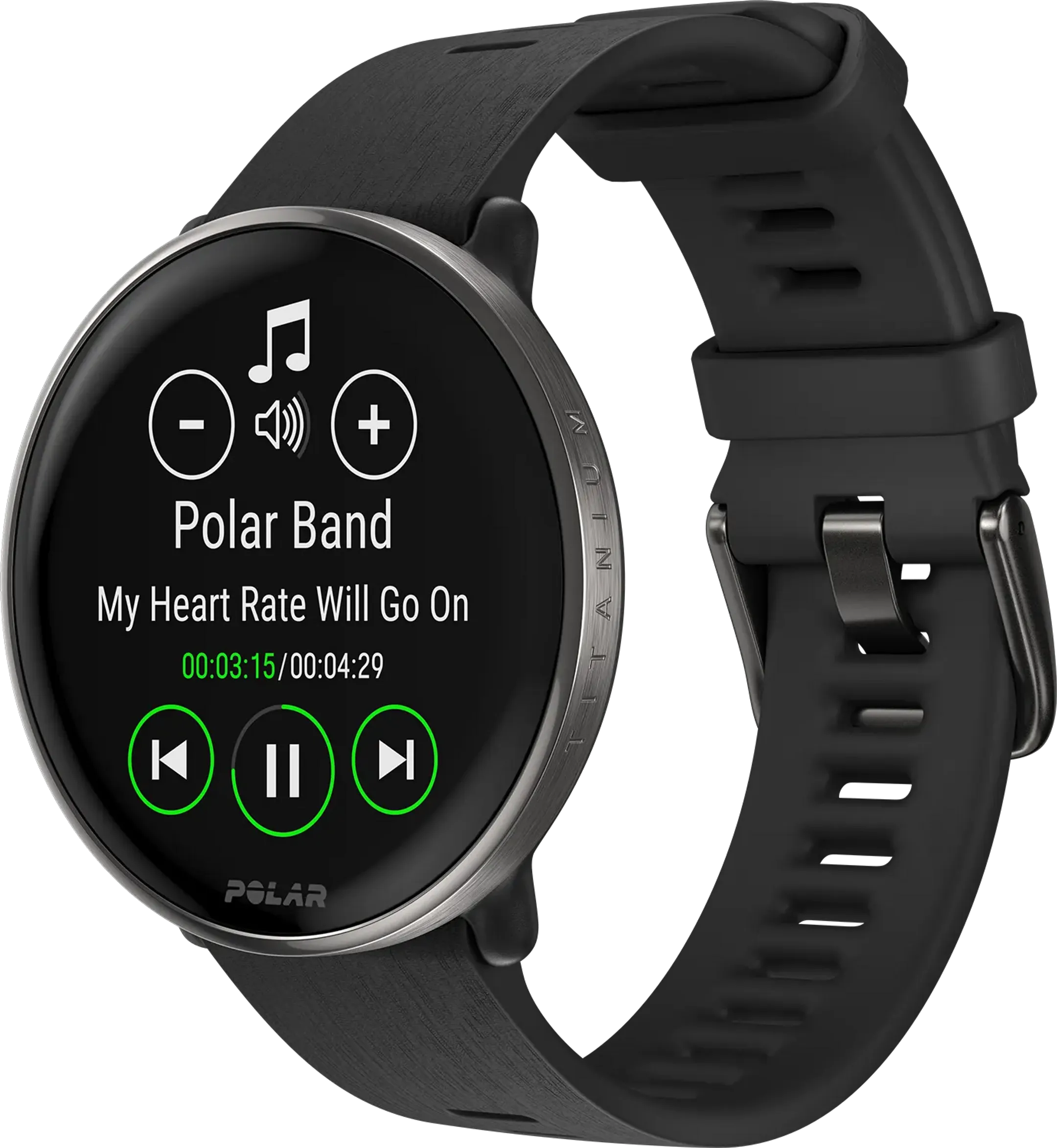 Polar Ignite 3 Titanium - Bracelet en silicone image
