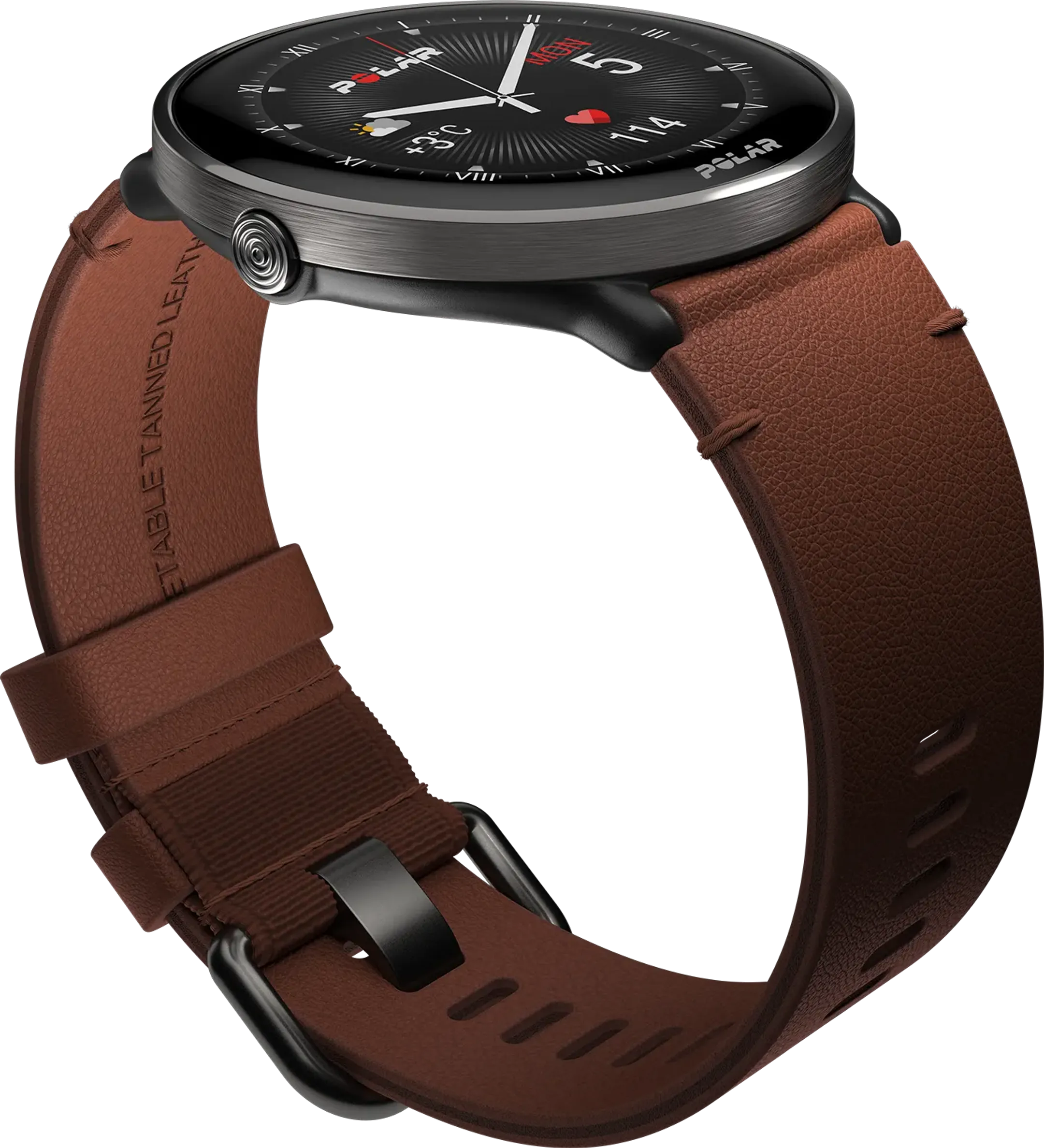 Polar Ignite 3 Titanium - Bracelets en cuir et en silicone image