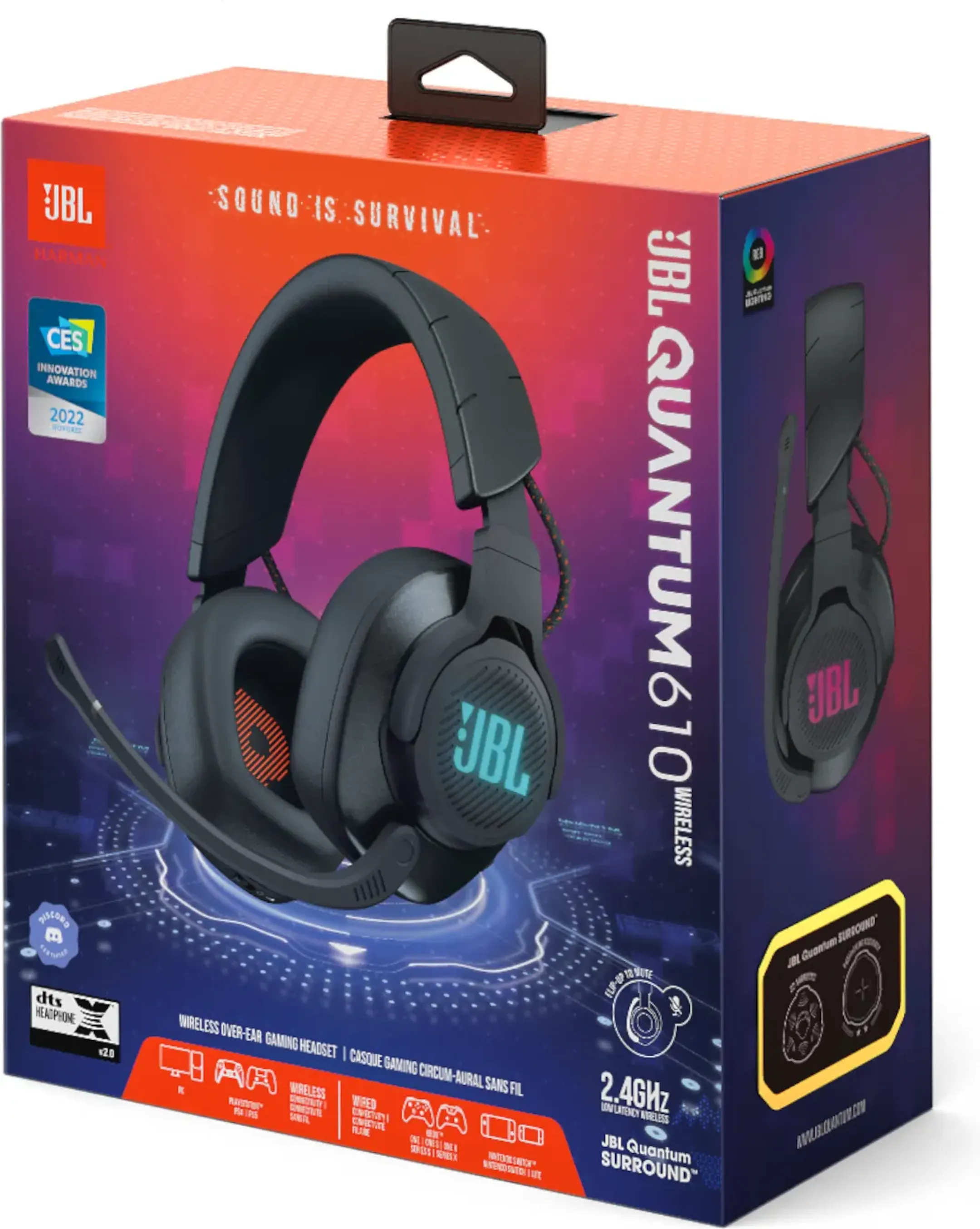 JBL Quantum 610 Wireless gaming headset - Black image