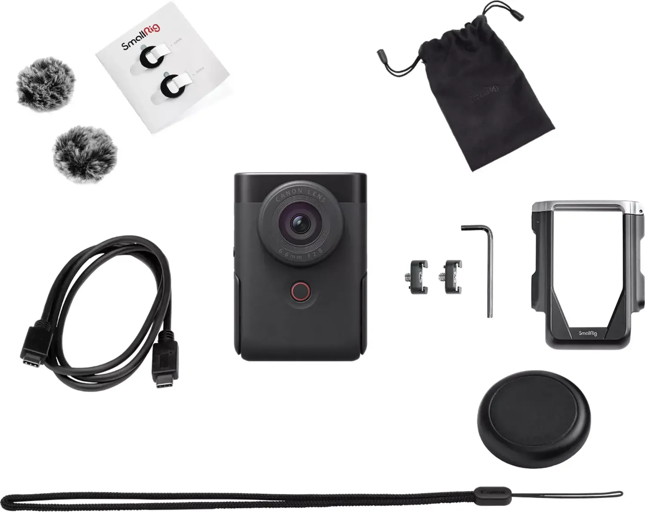 Canon PowerShot V10 Advanced Vlogging Kit - Zwart image