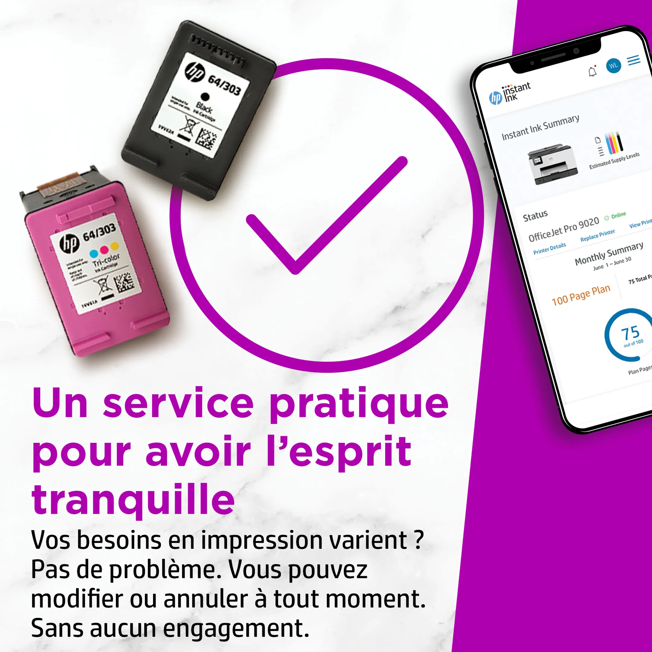 HP Cartouche d'encre - 963XL - Noir image