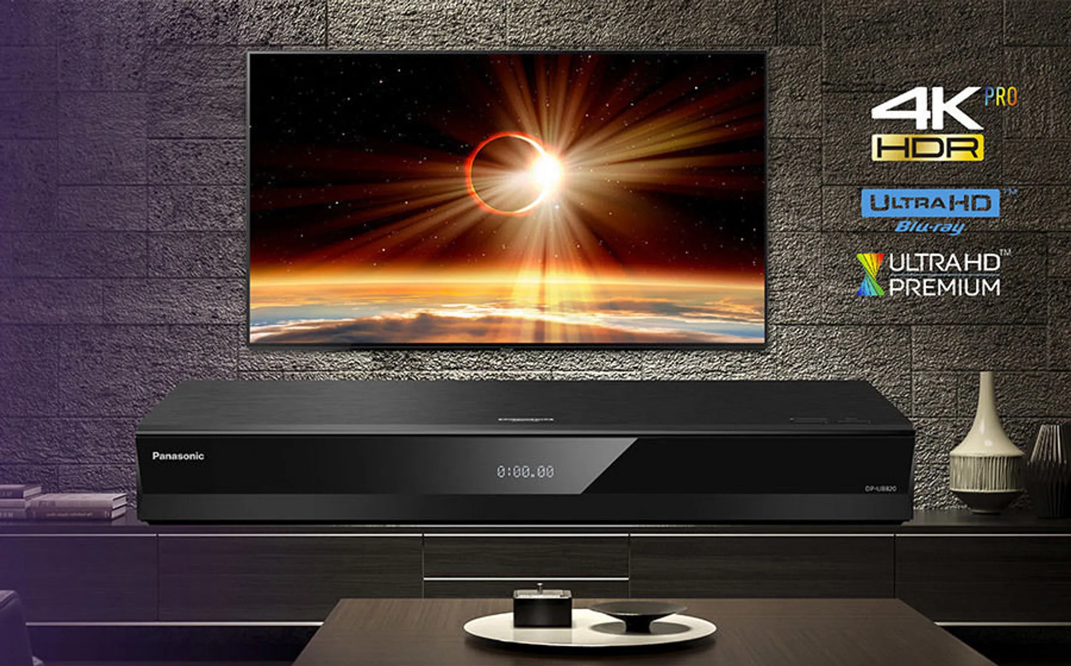 Panasonic Lecteur Blu-ray Ultra HD DP-UB820 - Noir image