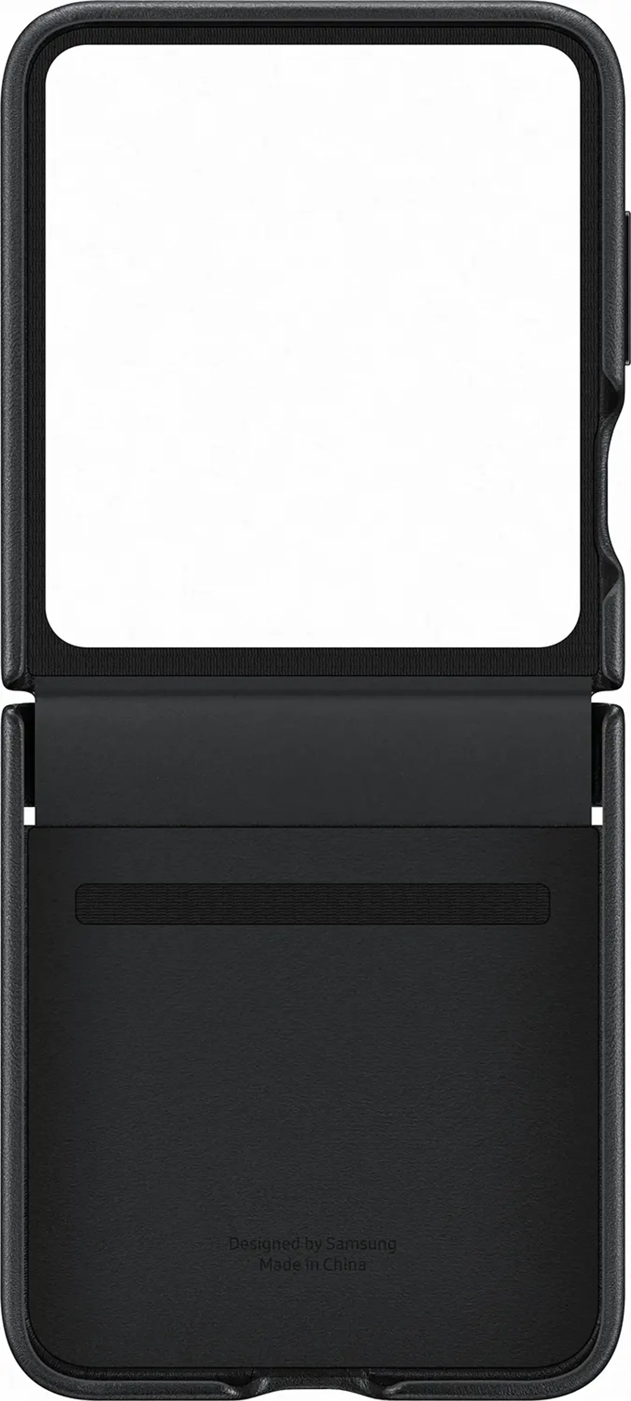 Samsung Leren backcover voor Galaxy Z Flip5 - Black image