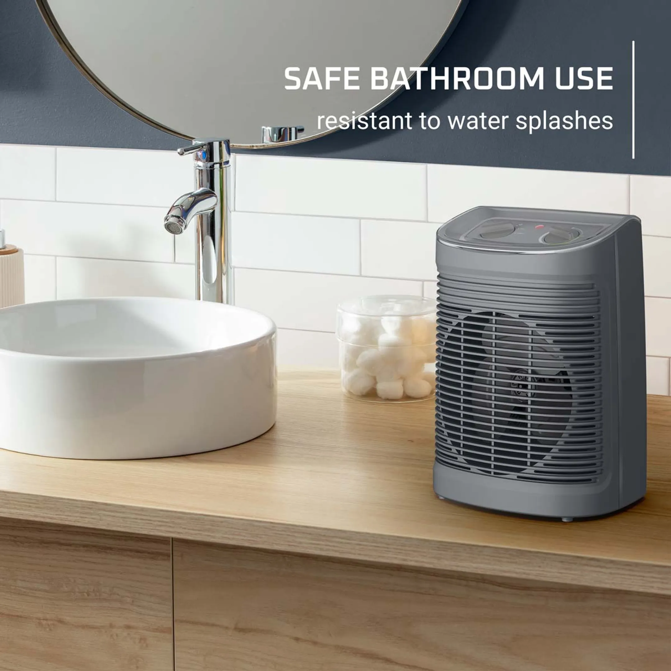 Rowenta Blaasradiator SO6511F2 Instant Comfort Aqua Bathroom Heater image