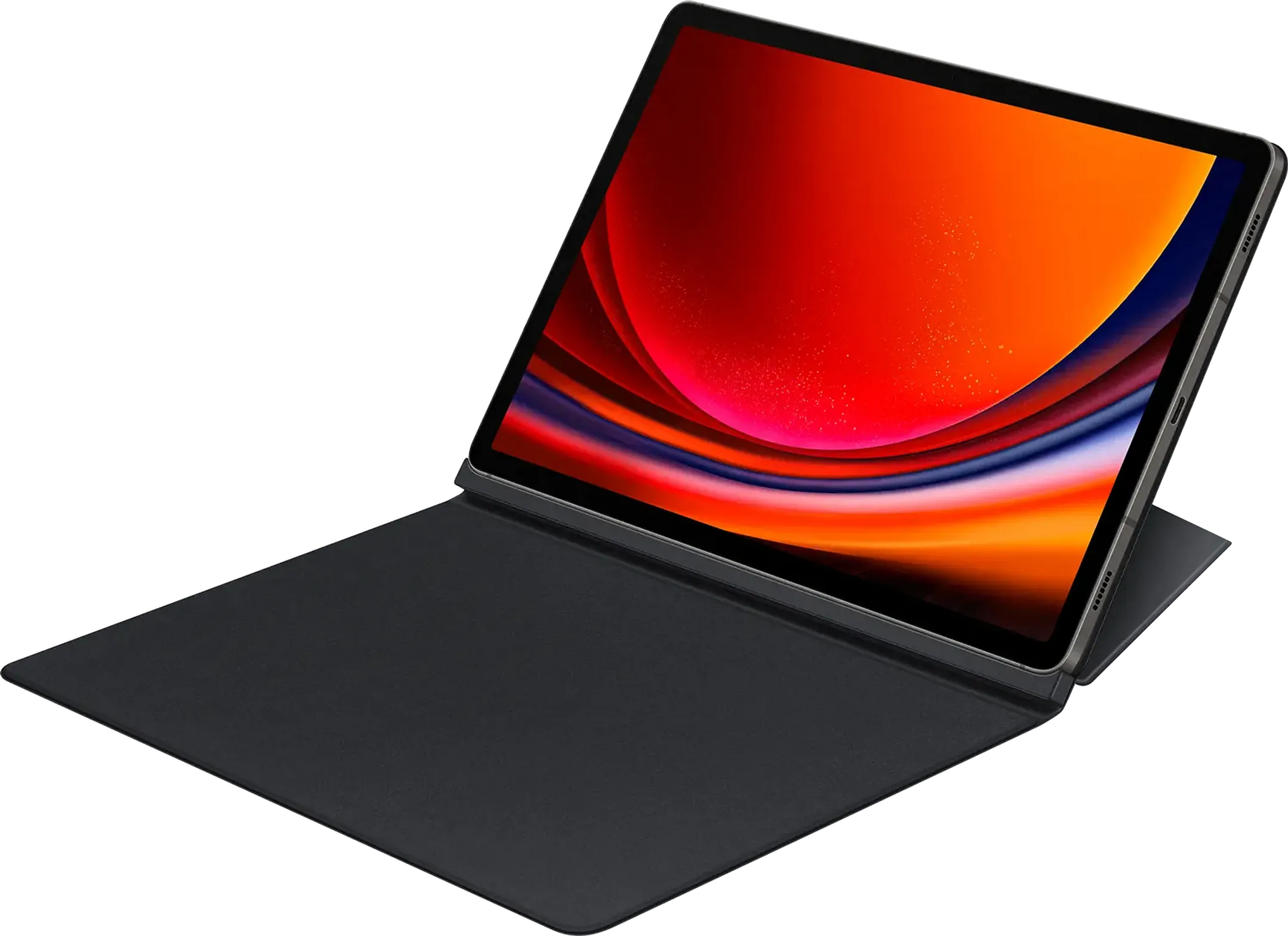 Galaxy Tab S10 Ultra/S9 Ultra Smart Book Cover - Noir