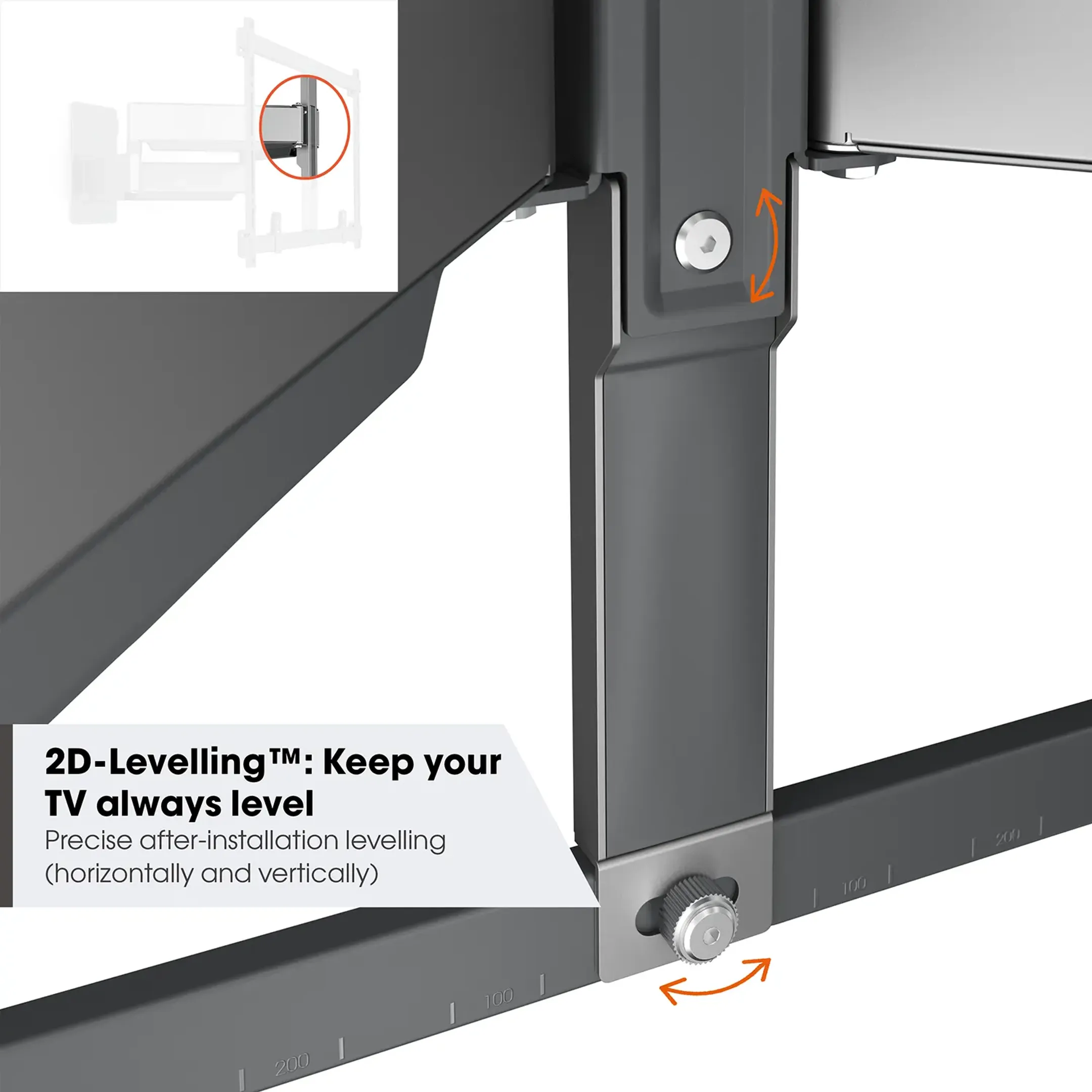 Vogels Support TV TVM 5855 55-100 pouces - Mur image