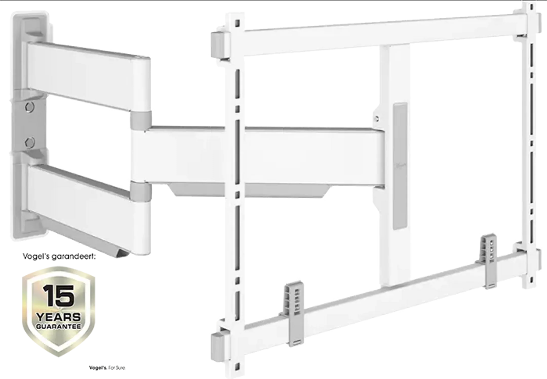 Support TV orientable TVM 5645 40" à 77" - Blanc