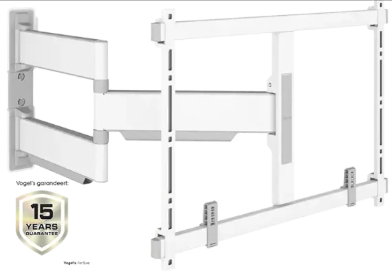 Support TV orientable TVM 5645 40" à 77" - Blanc