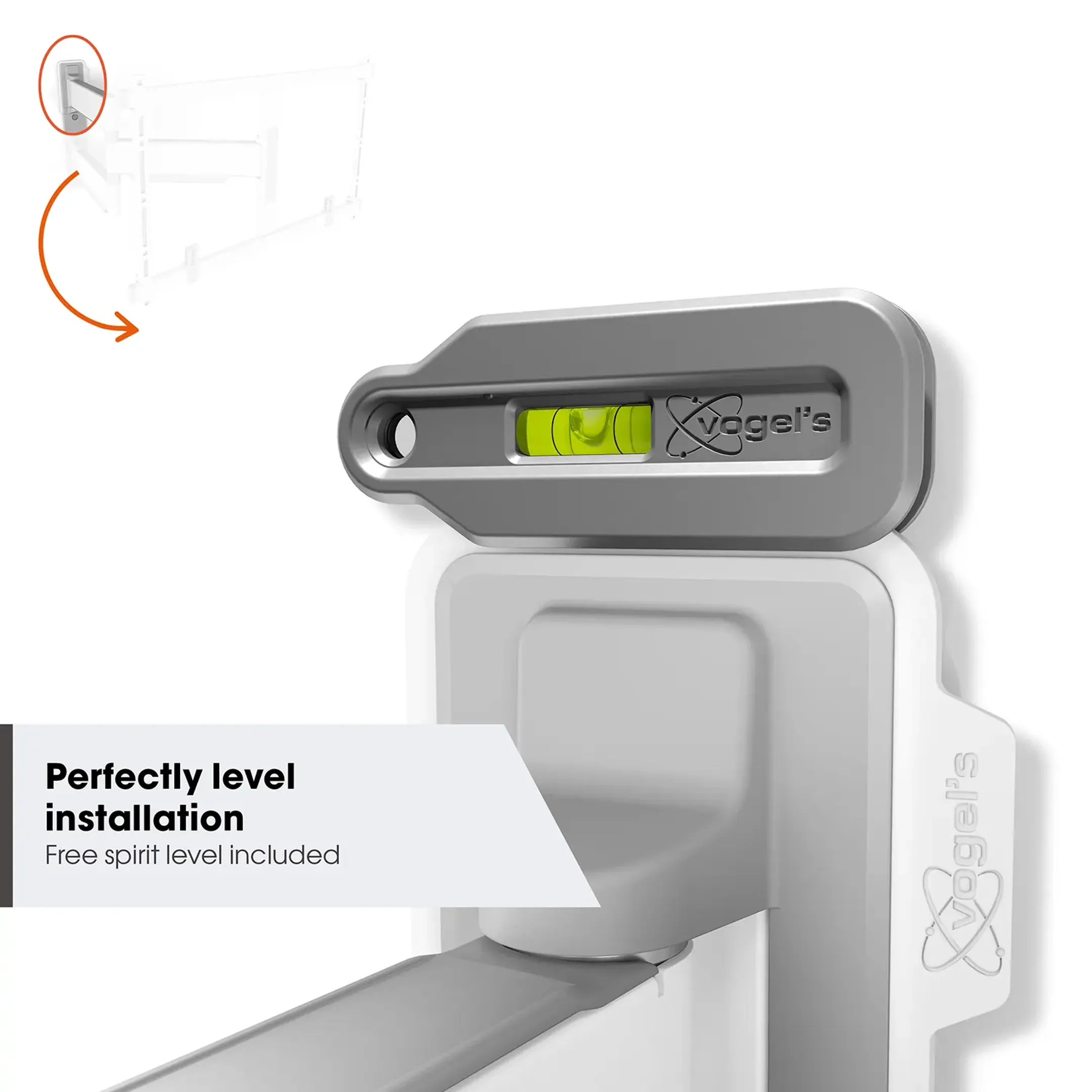 Vogels Draaibare TV-beugel TVM 5445 - 32" tot 65" - Wit image