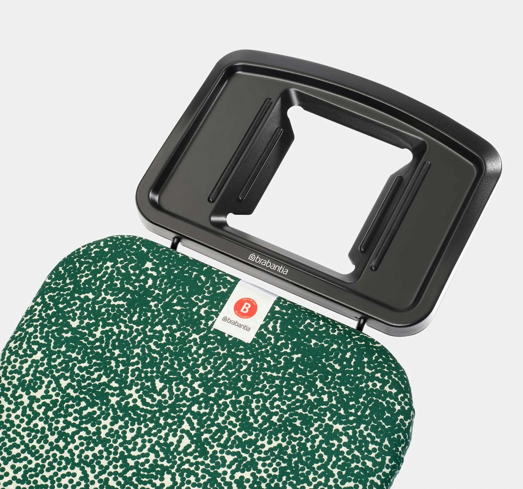 Brabantia Planche à repasser B avec repose-fer - 124x38 cm - Coton Fairtrade - New Dawn  image