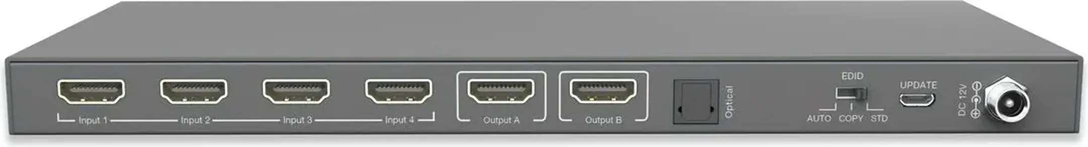 Marmitek Switch matrice HDMI Connect 642 Pro 4K 60 Hz - 4x IN / 2x OUT ports image