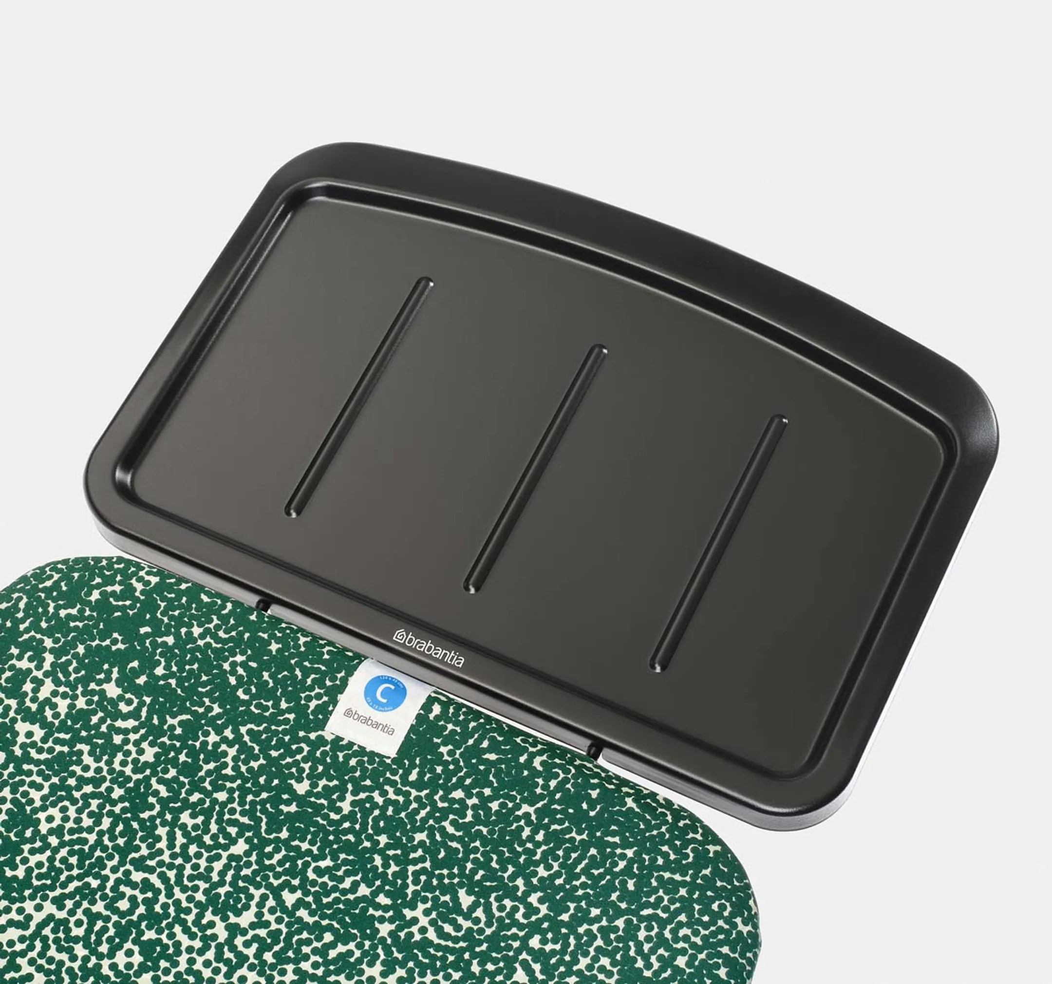 Brabantia Planche à repasser C avec repose-fer pour générateur vapeur - 124x45 cm - Coton Fairtrade - New Dawn  image