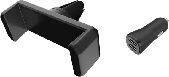 Support grille d'aération + chargeur de voiture 2x USB A