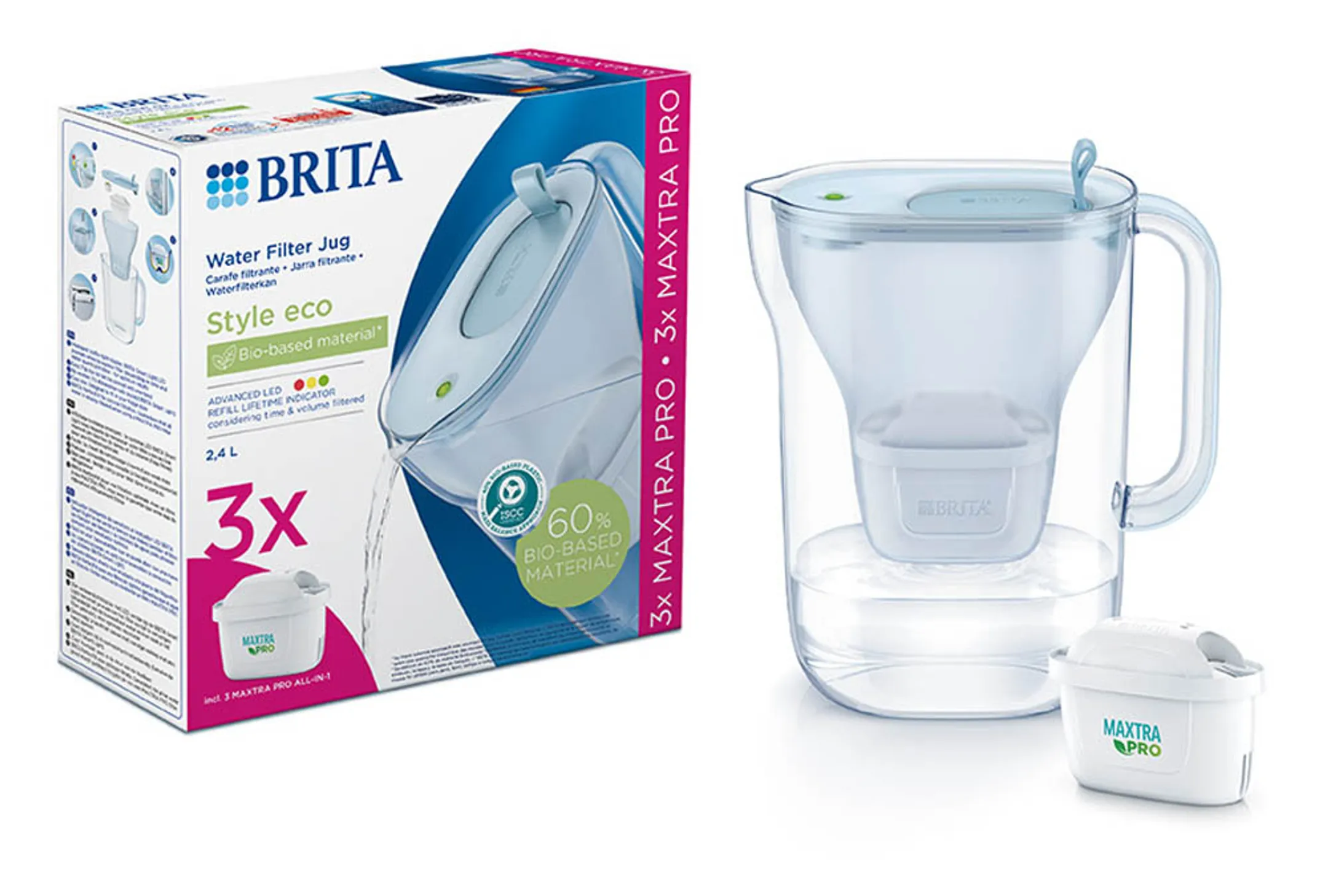 Brita Waterfilterkan ECO Blue + 3 Maxtra Pro All-In-1 image