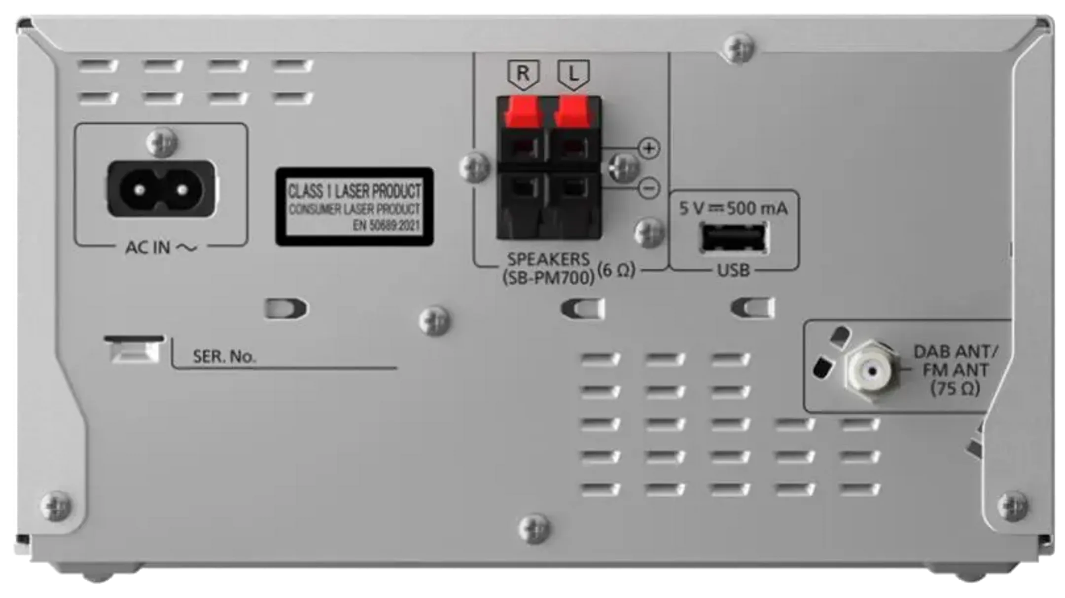 Panasonic Hi-Fi micro keten SC-PM702 - Zilver image