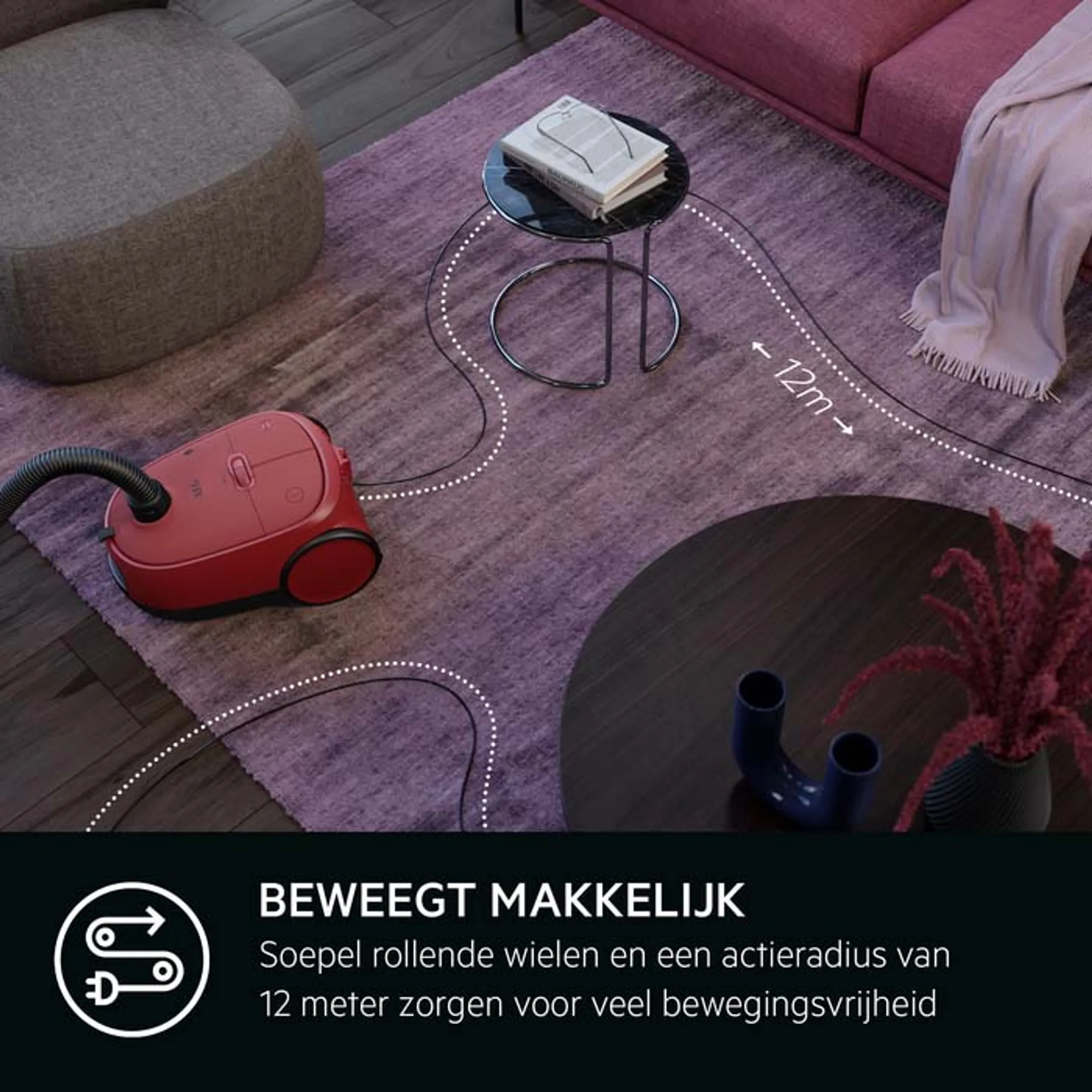 AEG Sledestofzuiger met zak Clean 6000 AB61C3CR image