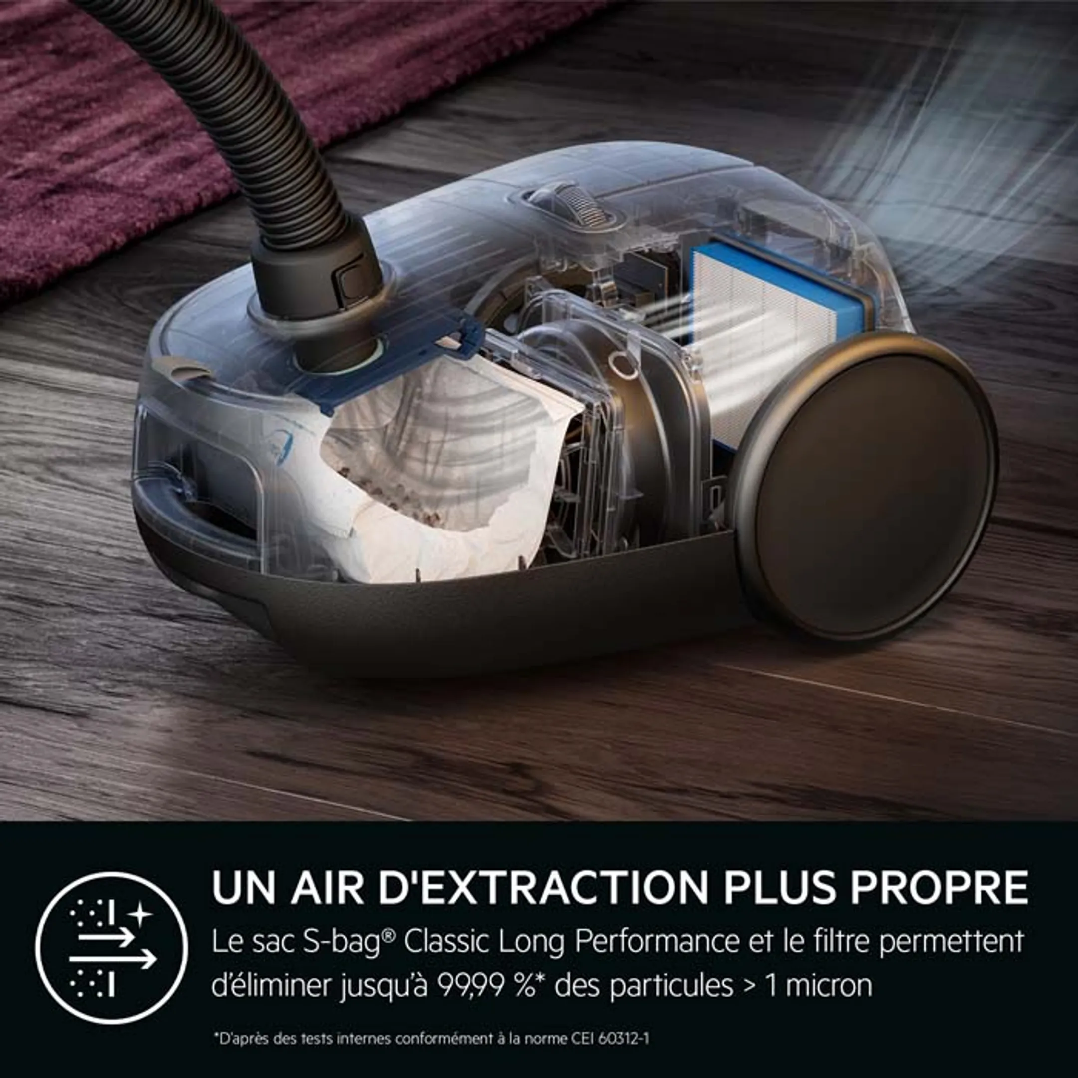 AEG Aspirateur avec sac Clean 6000 AB61C3CR image
