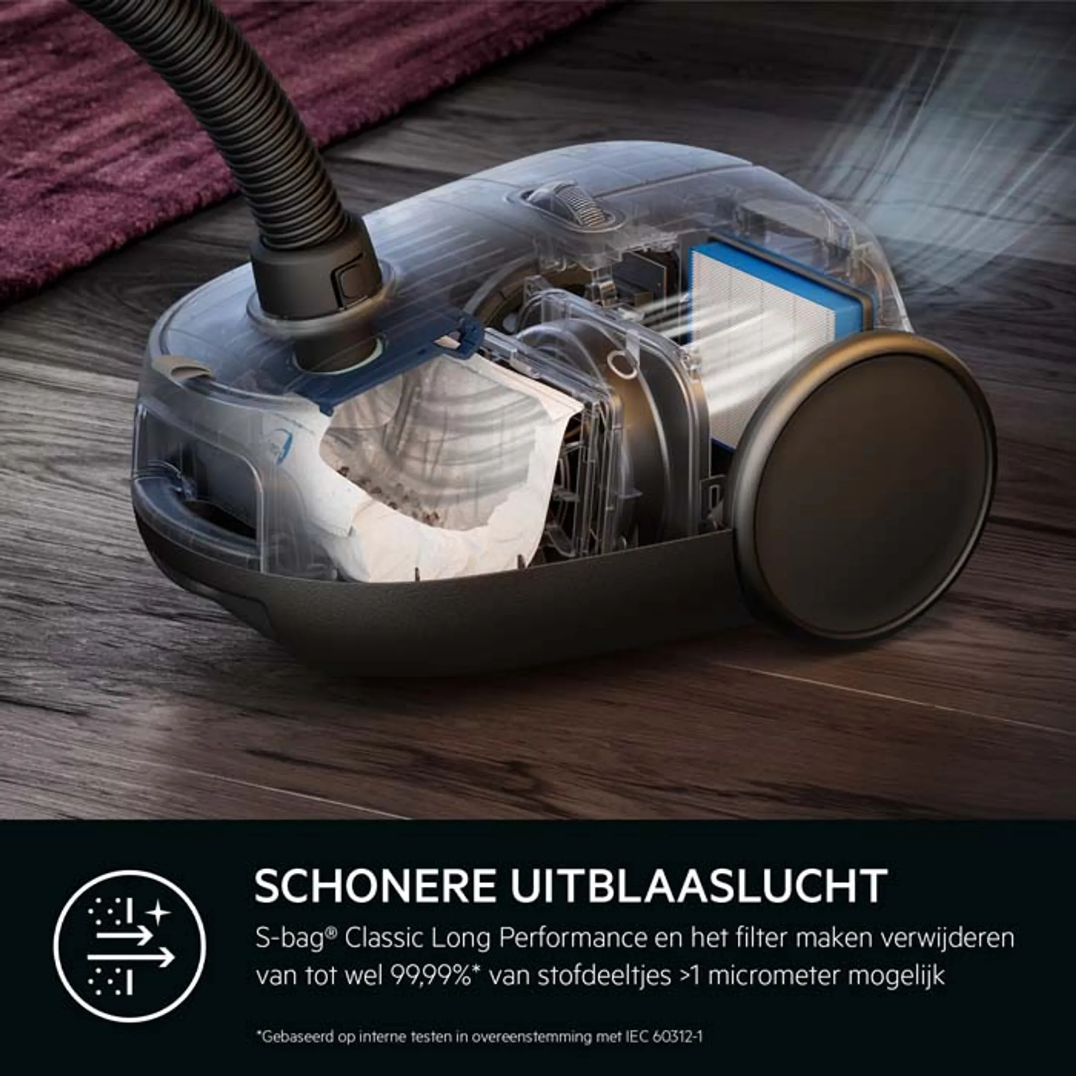 AEG Sledestofzuiger met zak Clean 6000 AB61C3CR image