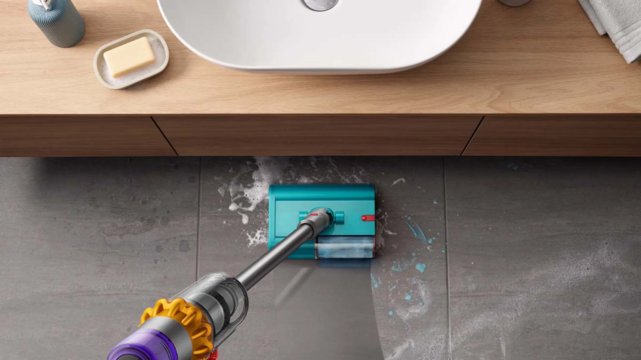 Dyson Steelstofzuiger V15s Detect Submarine image