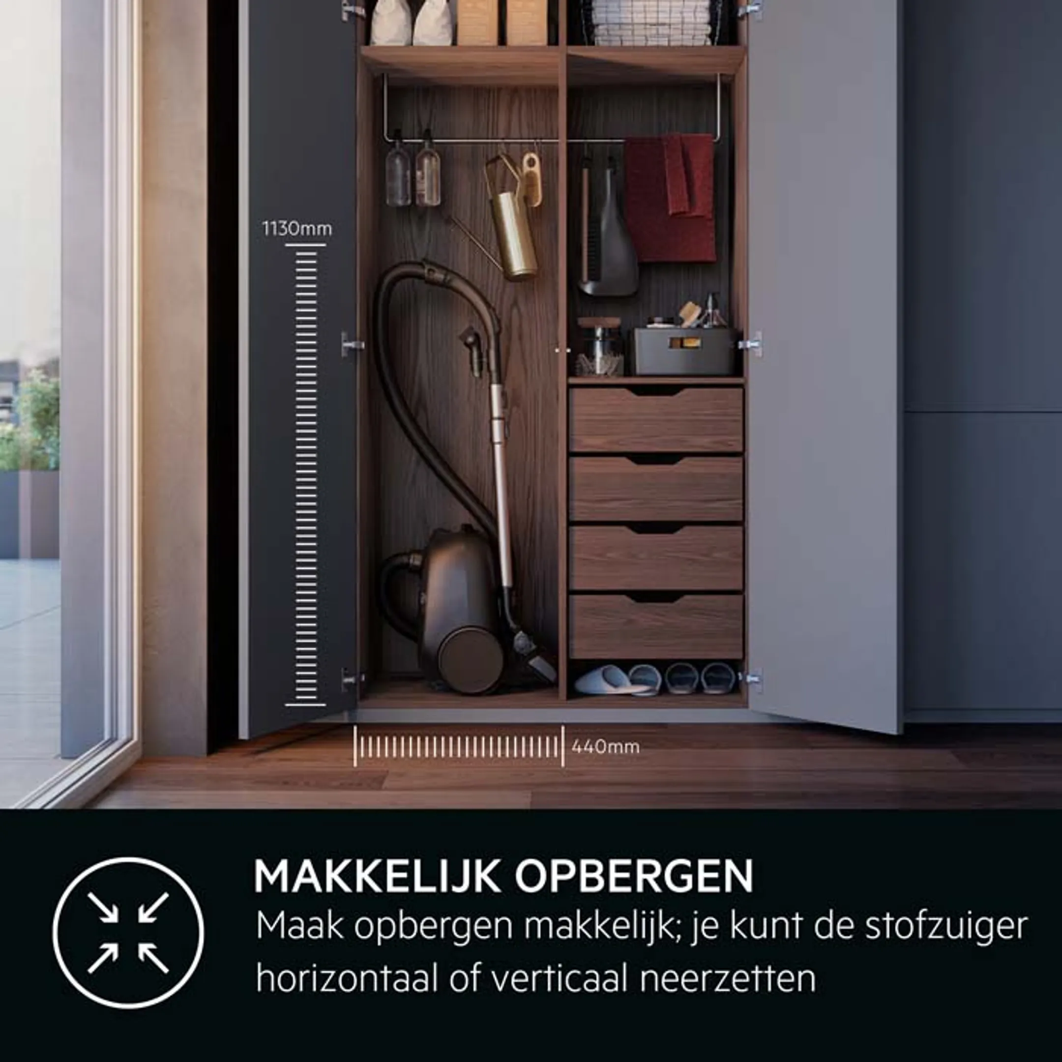 AEG Sledestofzuiger met zak Clean 6000 AB61C3CR image