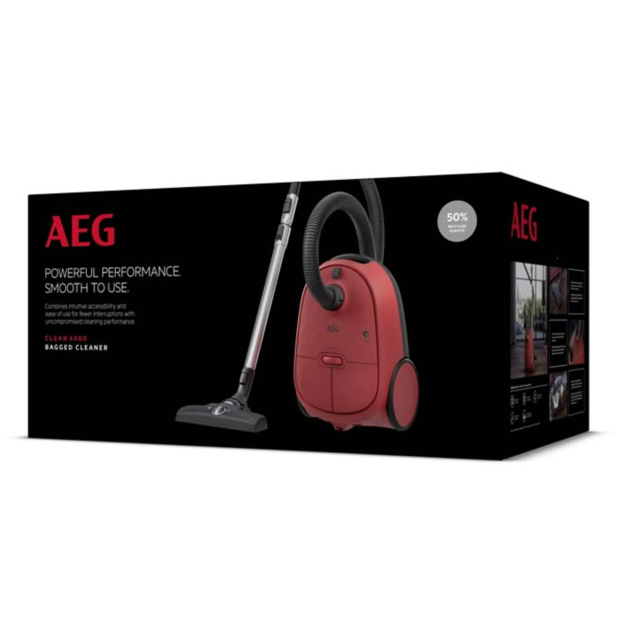 AEG Aspirateur avec sac Clean 6000 AB61C3CR image