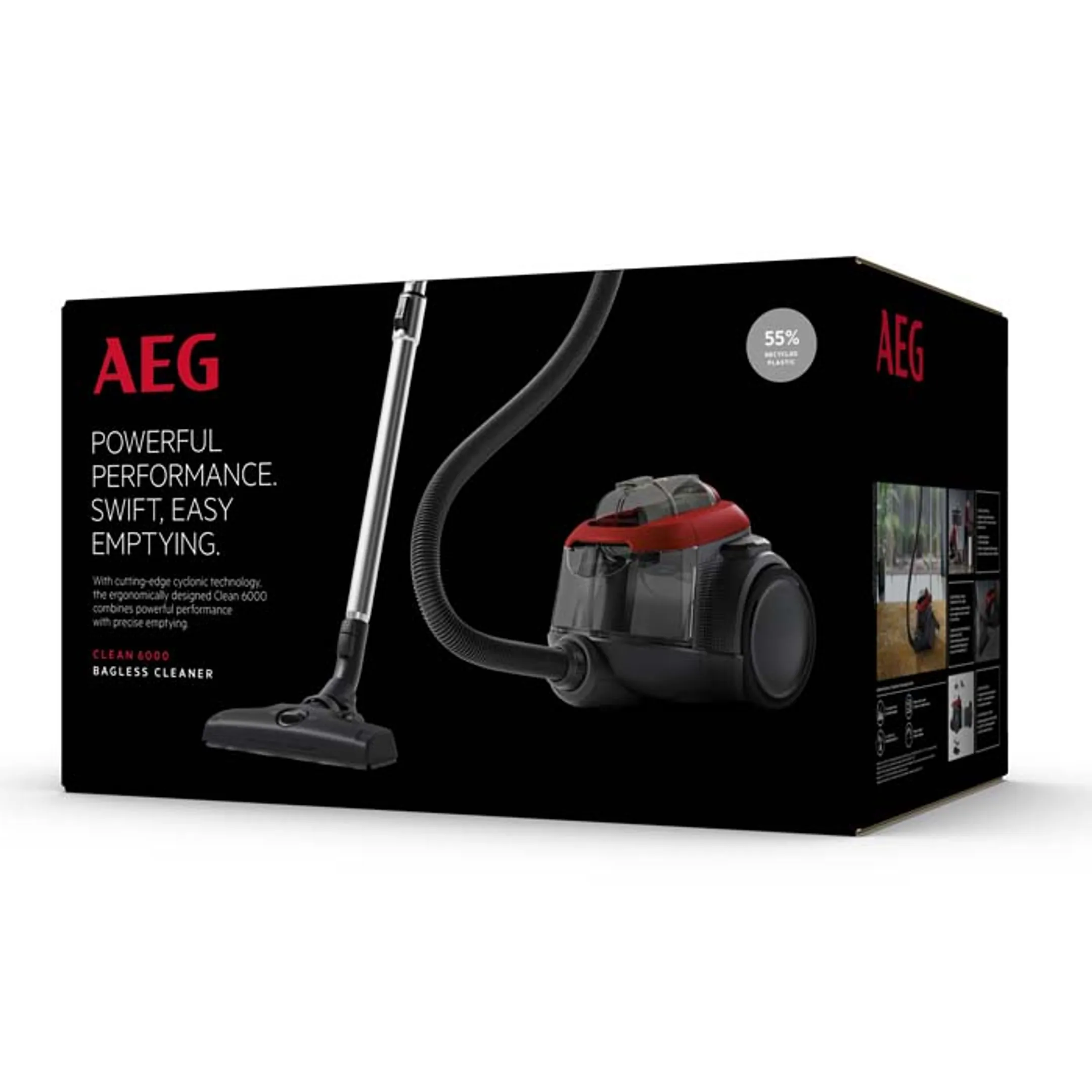 AEG Stofzuiger zonder zak AL61C2CR Rood image