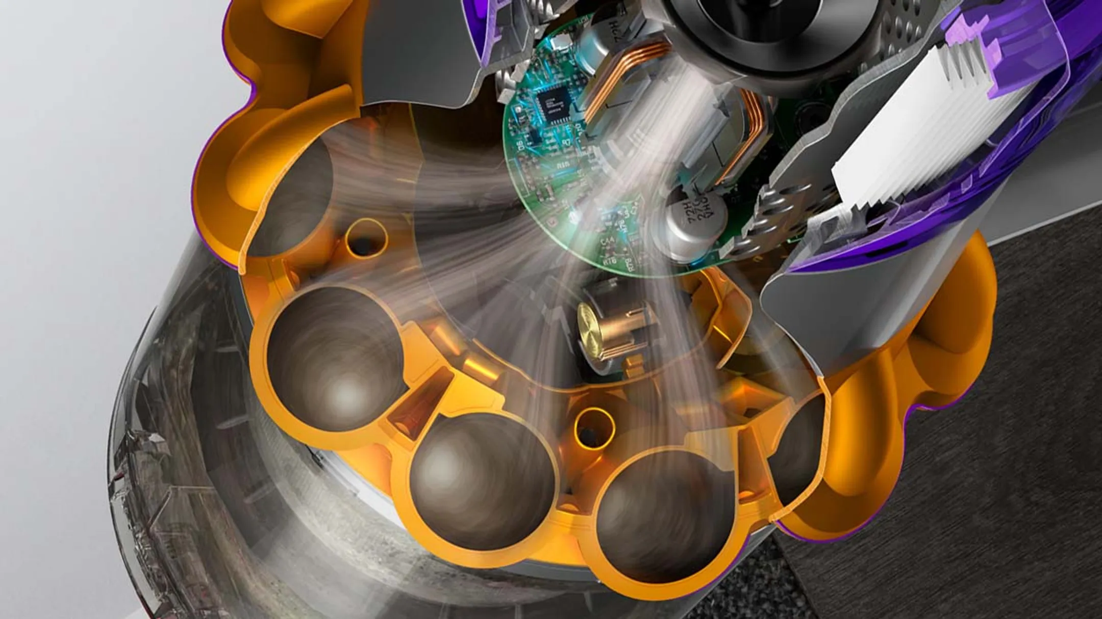 Dyson Steelstofzuiger V15s Detect Submarine image