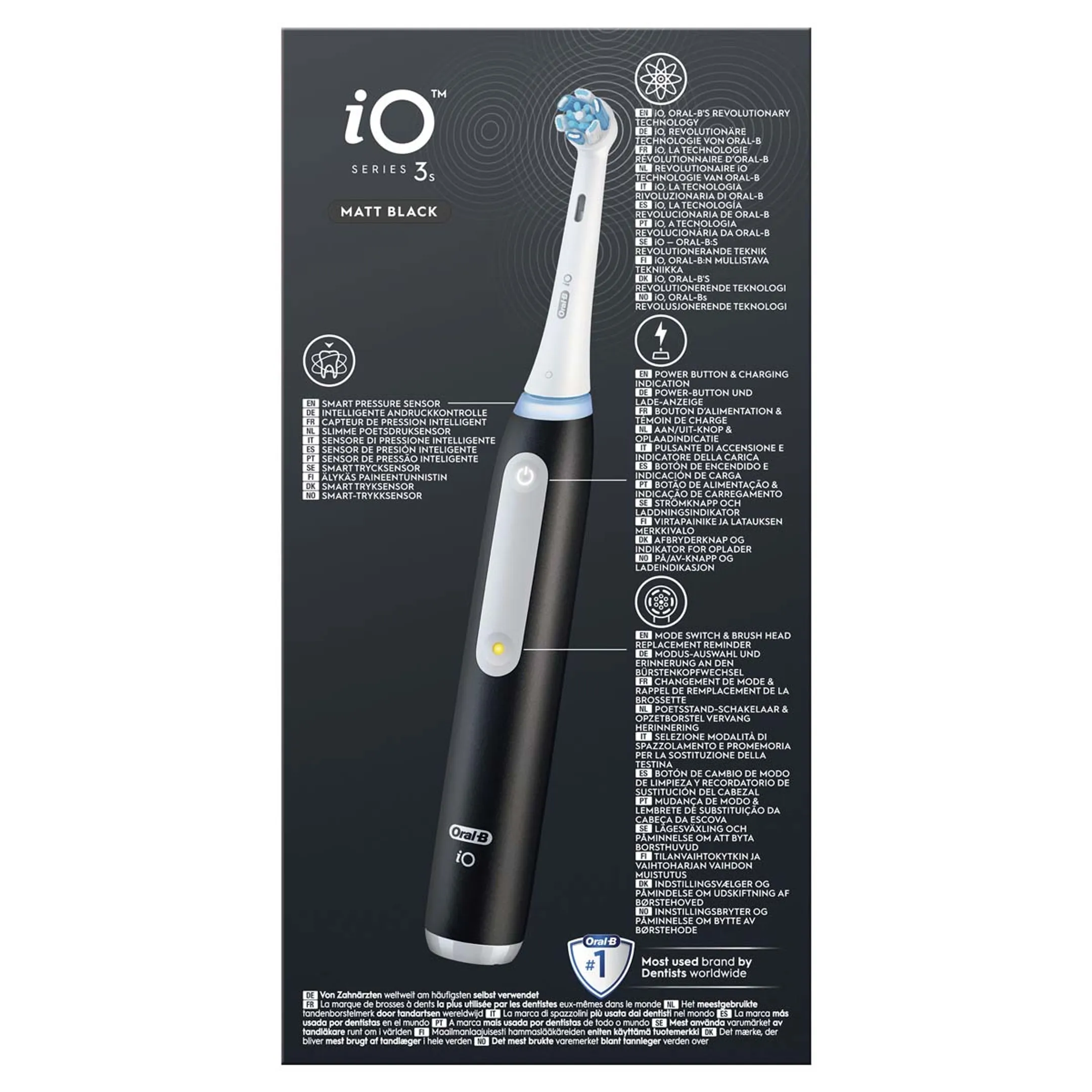 Oral-B Elektrische tandenborstel IO3s Black Mat image