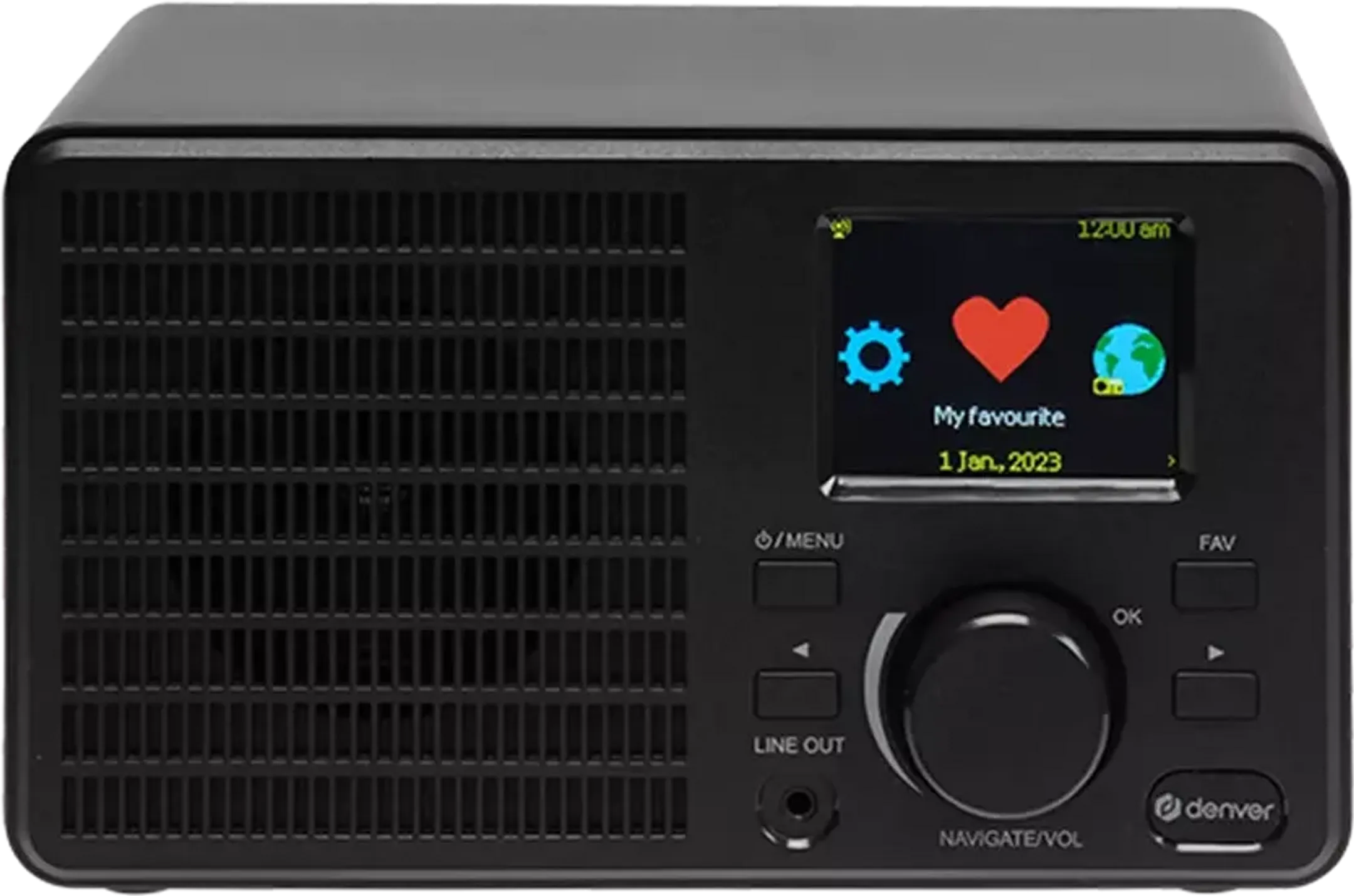 Radio internet - IR-122 - Noir