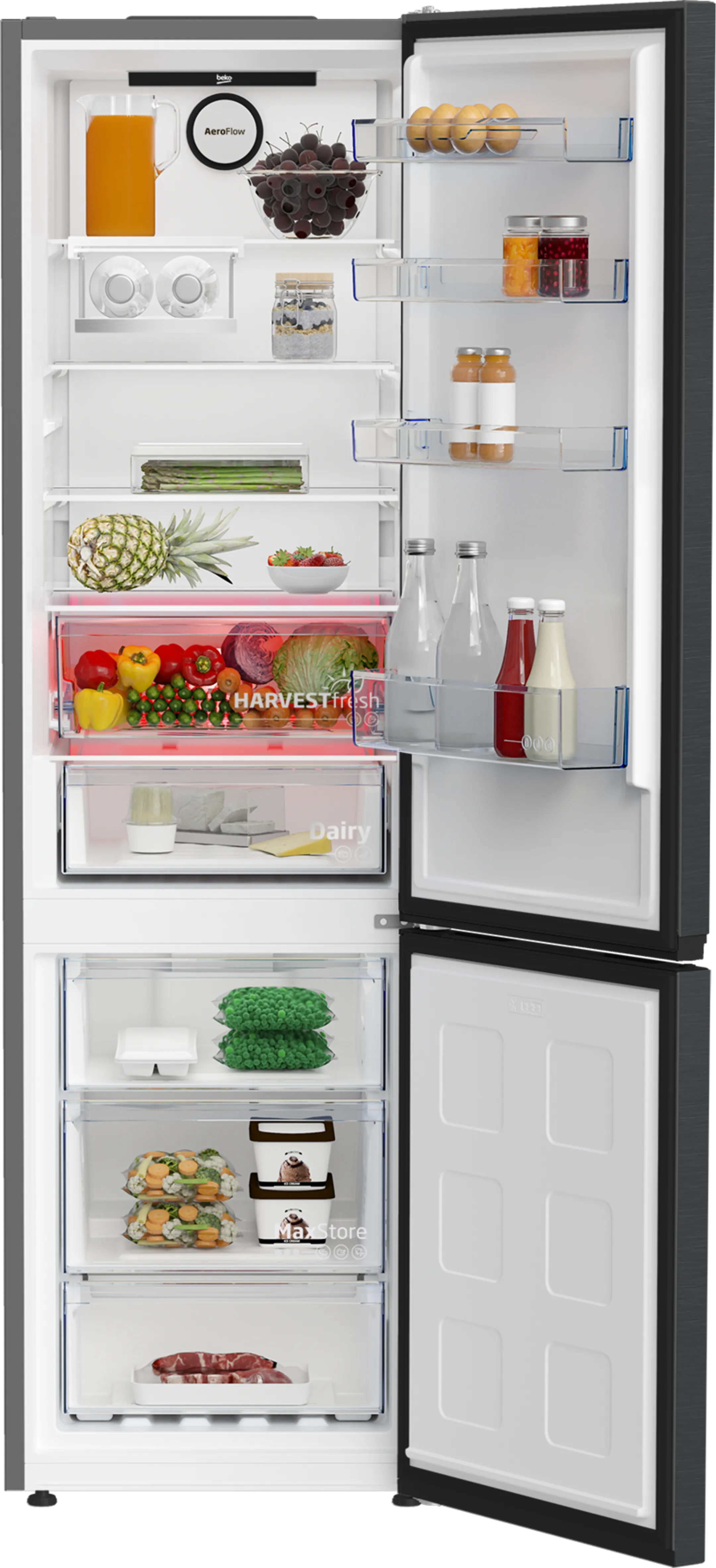 Beko Koelkast met diepvries B7RCNE407HXBR image