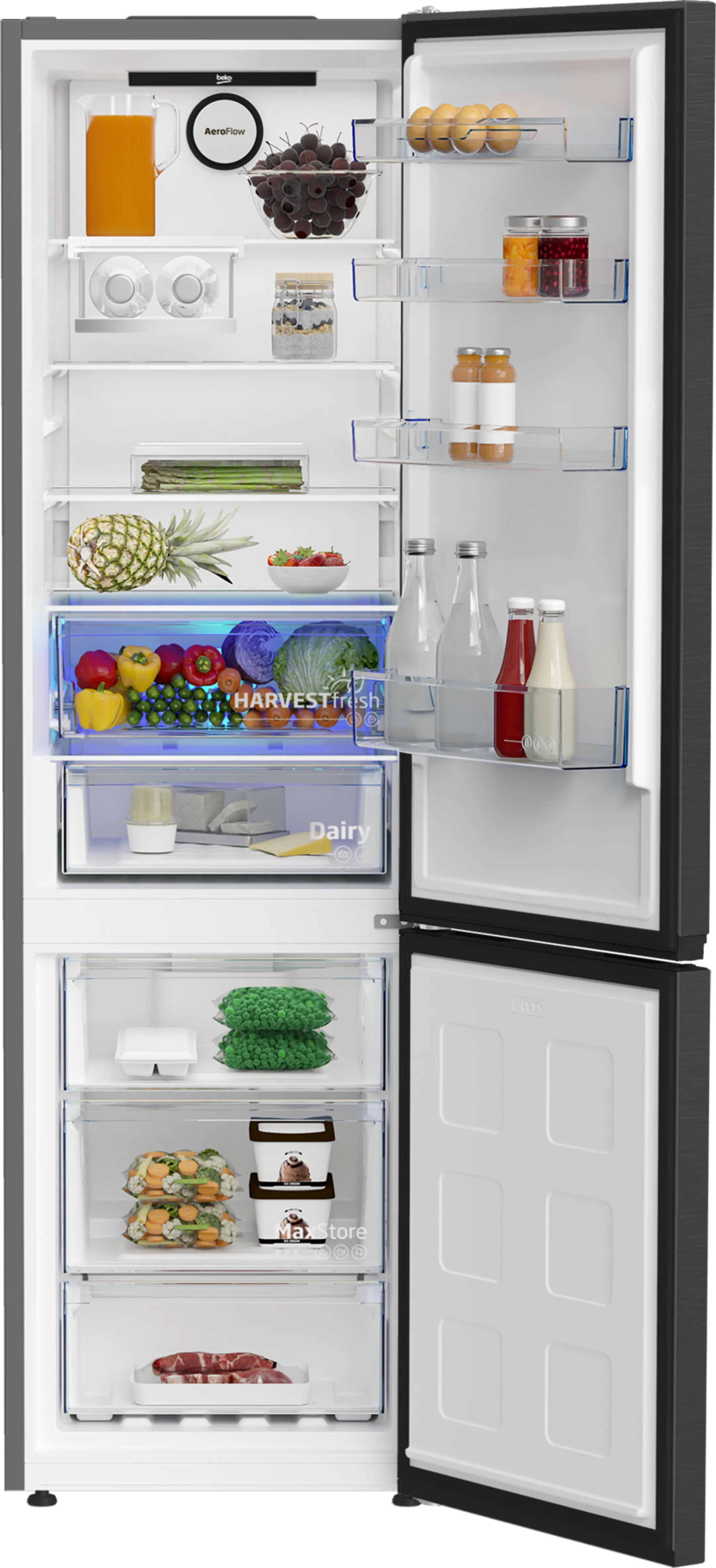 Beko Koelkast met diepvries B7RCNE407HXBR image