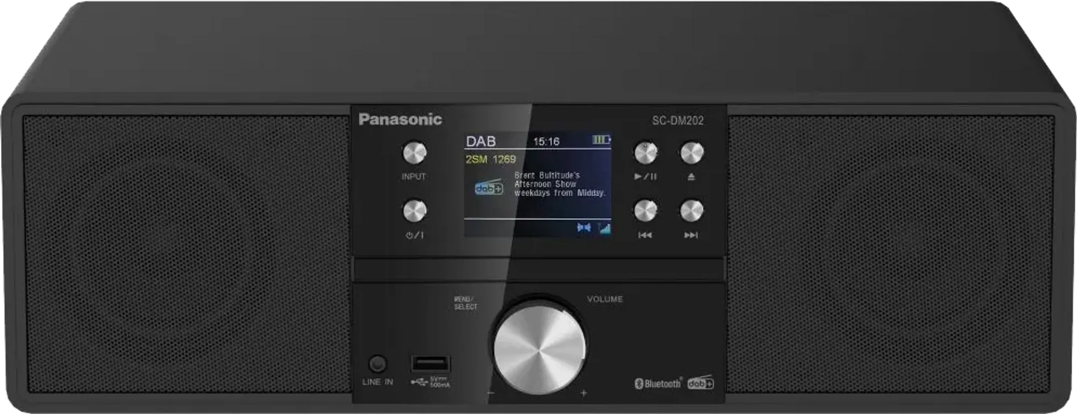 DAB+ radio met CD-speler - SC-DM202 - Zwart