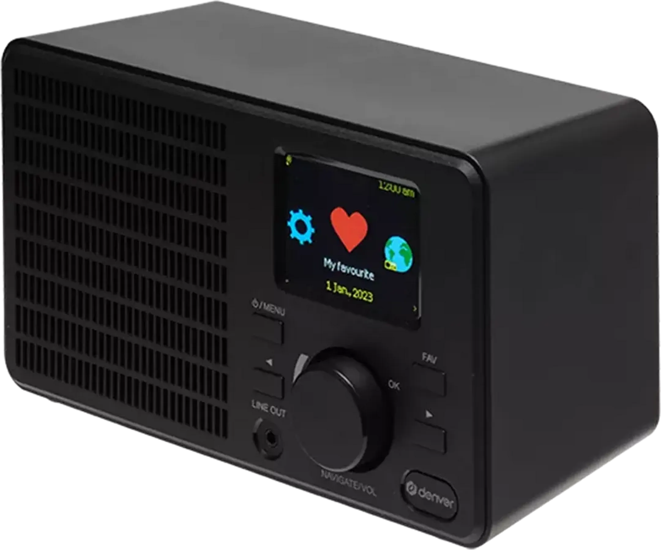 Denver Internetradio - IR-122 - Zwart image