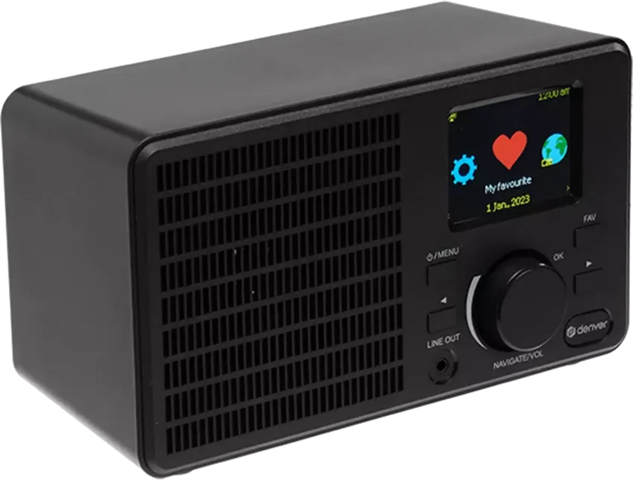 Denver Internetradio - IR-122 - Zwart image