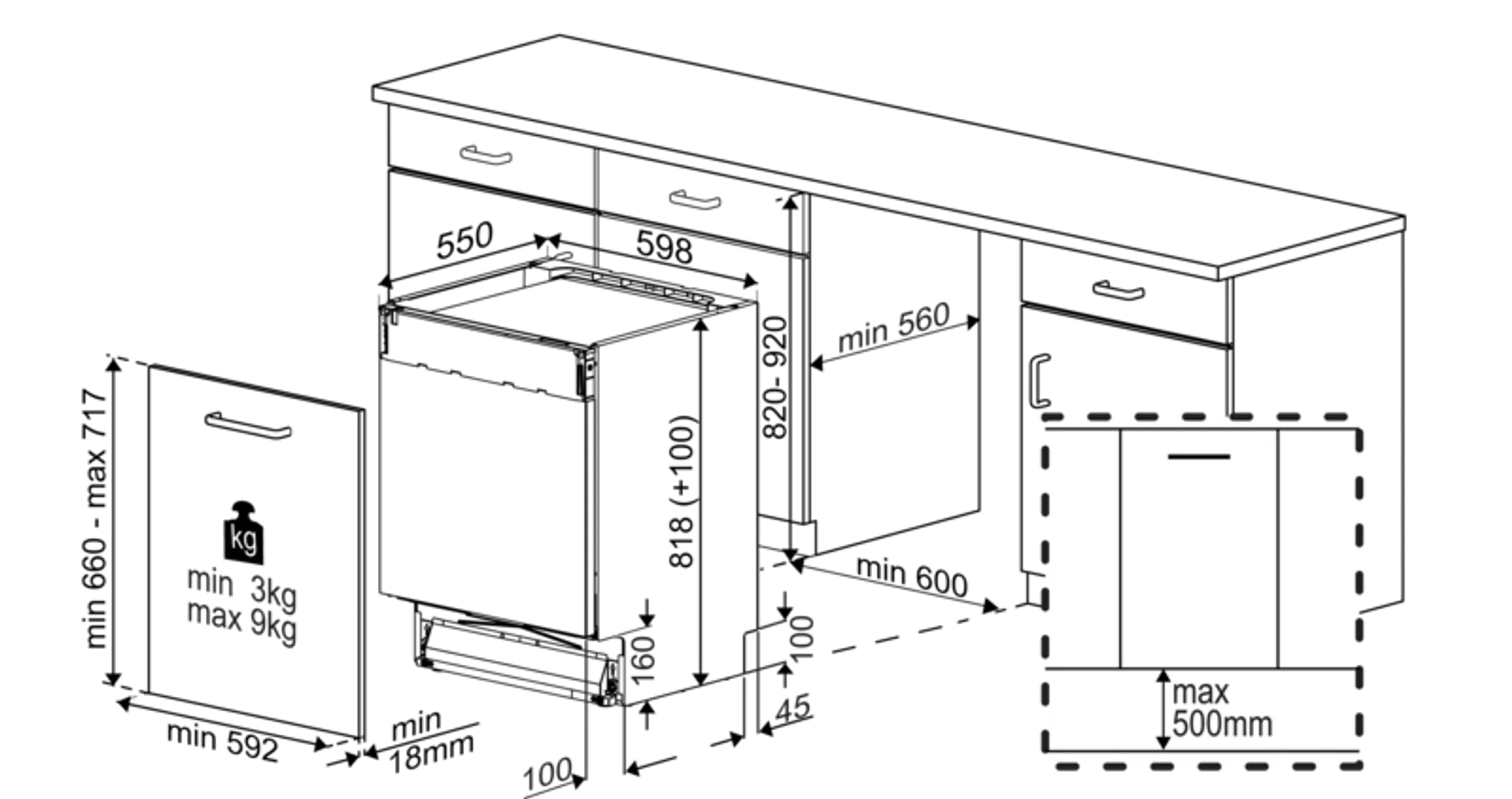 Beko Inbouw vaatwasser BDIN38651C image