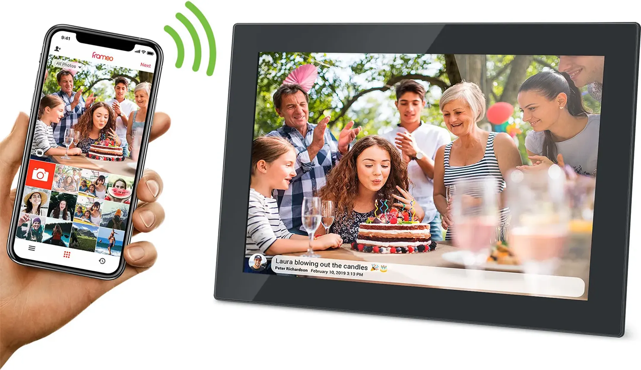 Muse Cadre photo HD 10,1" Wi-Fi 8 Go - M-510 WPF image