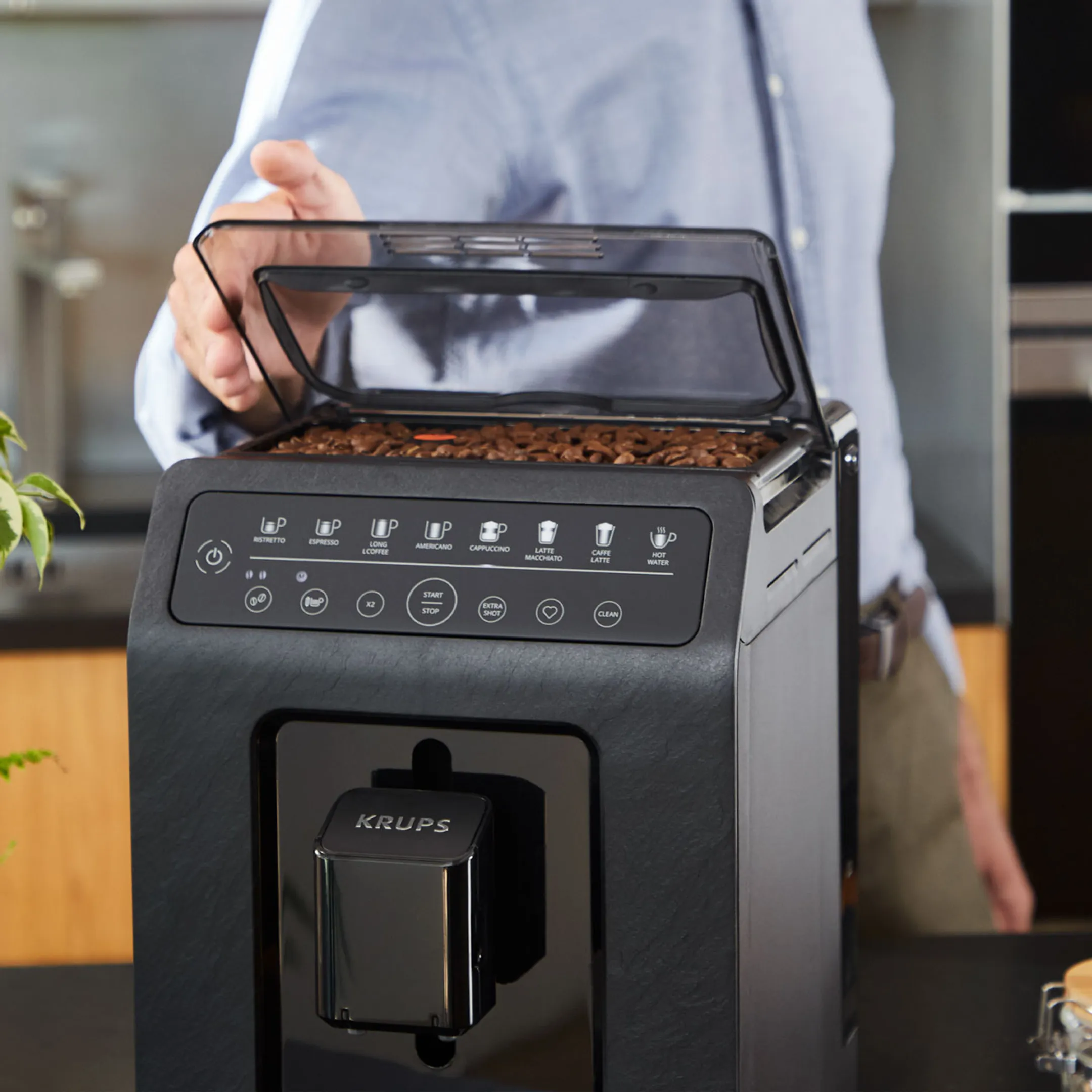 Krups Volautomatische Espressomachine YY4899FD Eco image