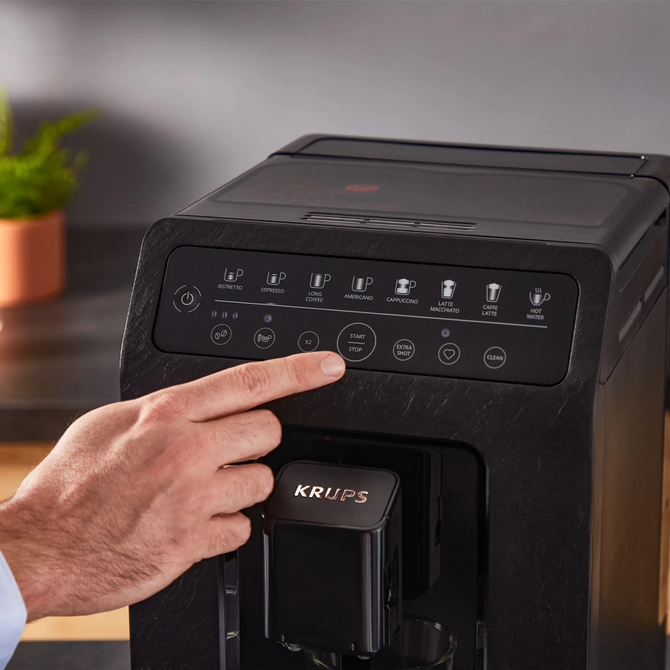 Krups Volautomatische Espressomachine YY4899FD Eco image