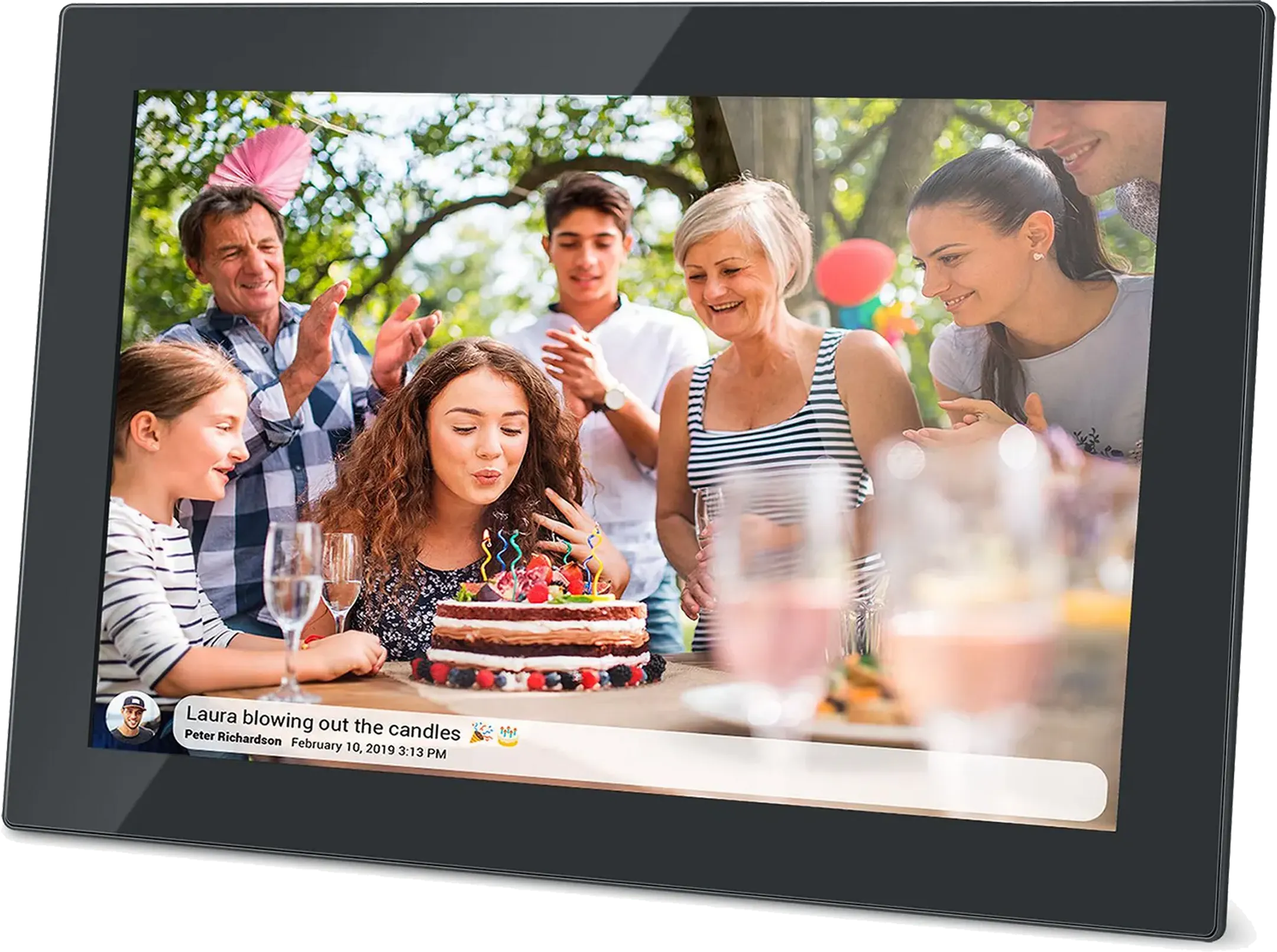 Cadre photo HD 10,1" Wi-Fi 8 Go - M-510 WPF