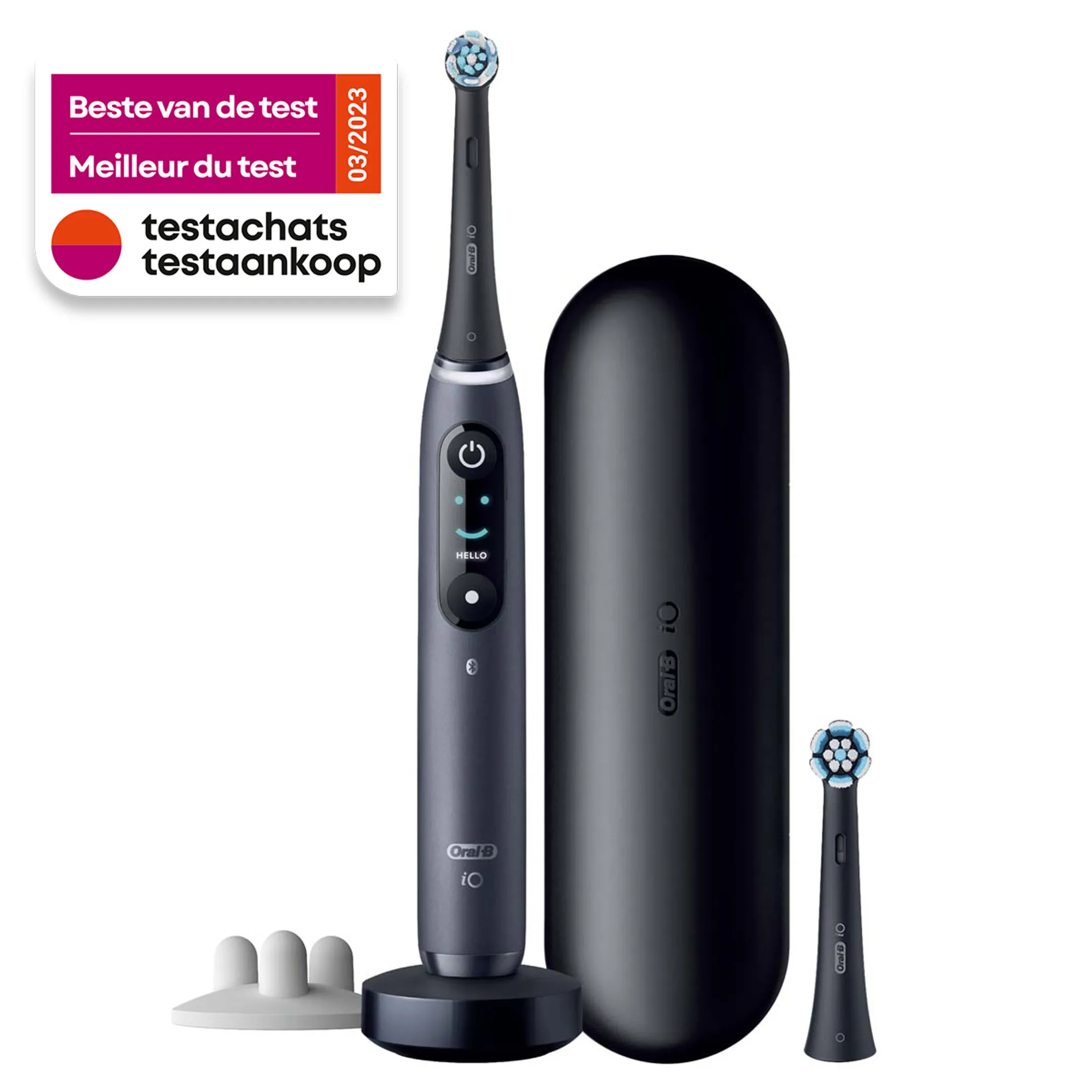 Oral-B Brosse à dents électrique IO8S BLACK ONYX (+1 REFILL) image
