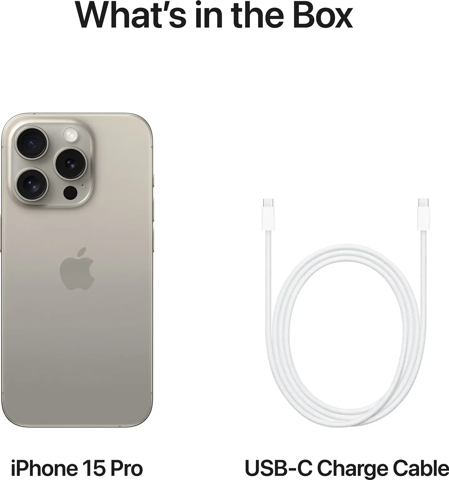 MTV53ZD/A - APPLE iPhone 15 Pro - 256 GB, Natural Titanium - Currys