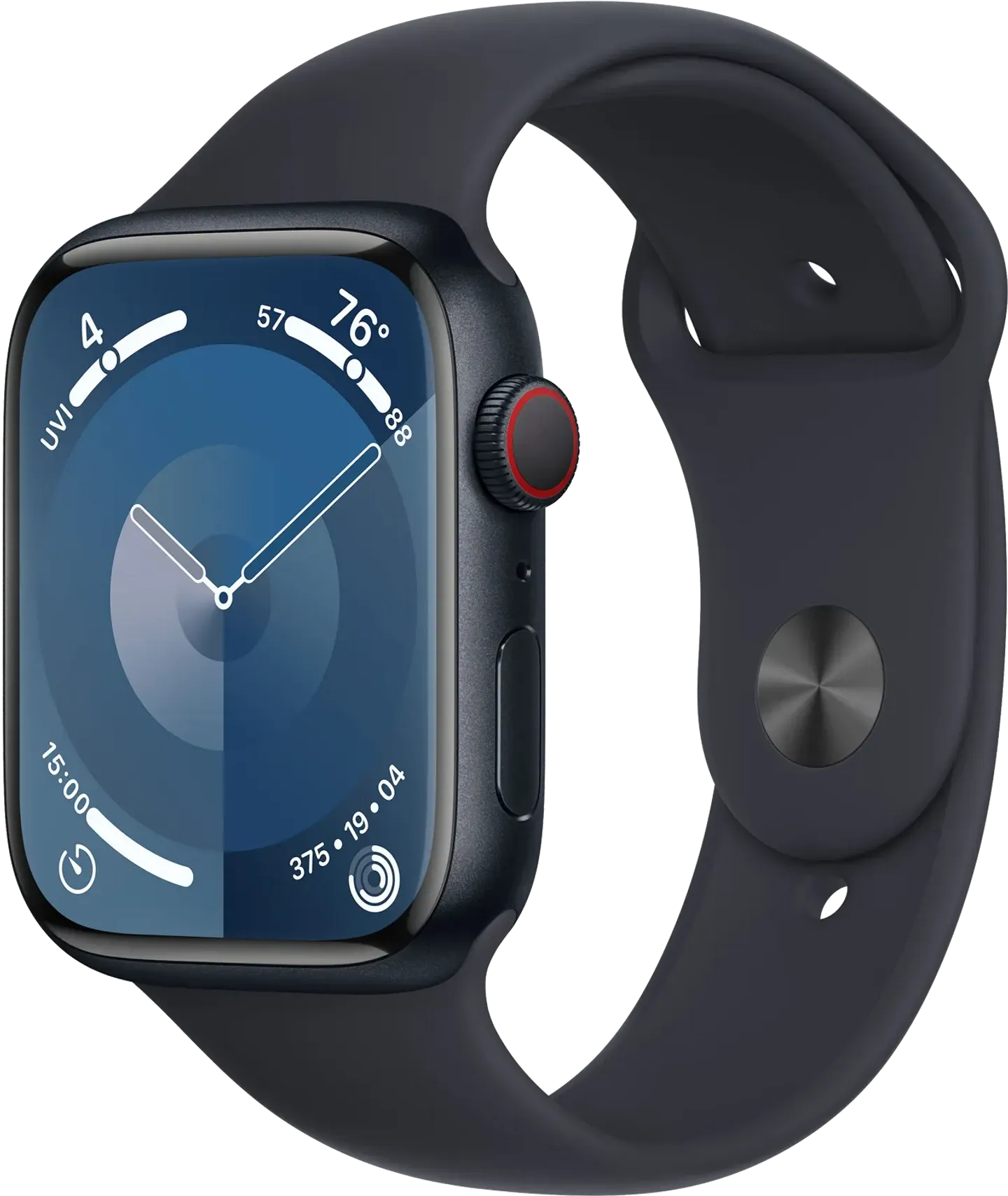 Apple Watch Series 9 LTE 45mm Midnight Aluminium/Midnight Sport Band