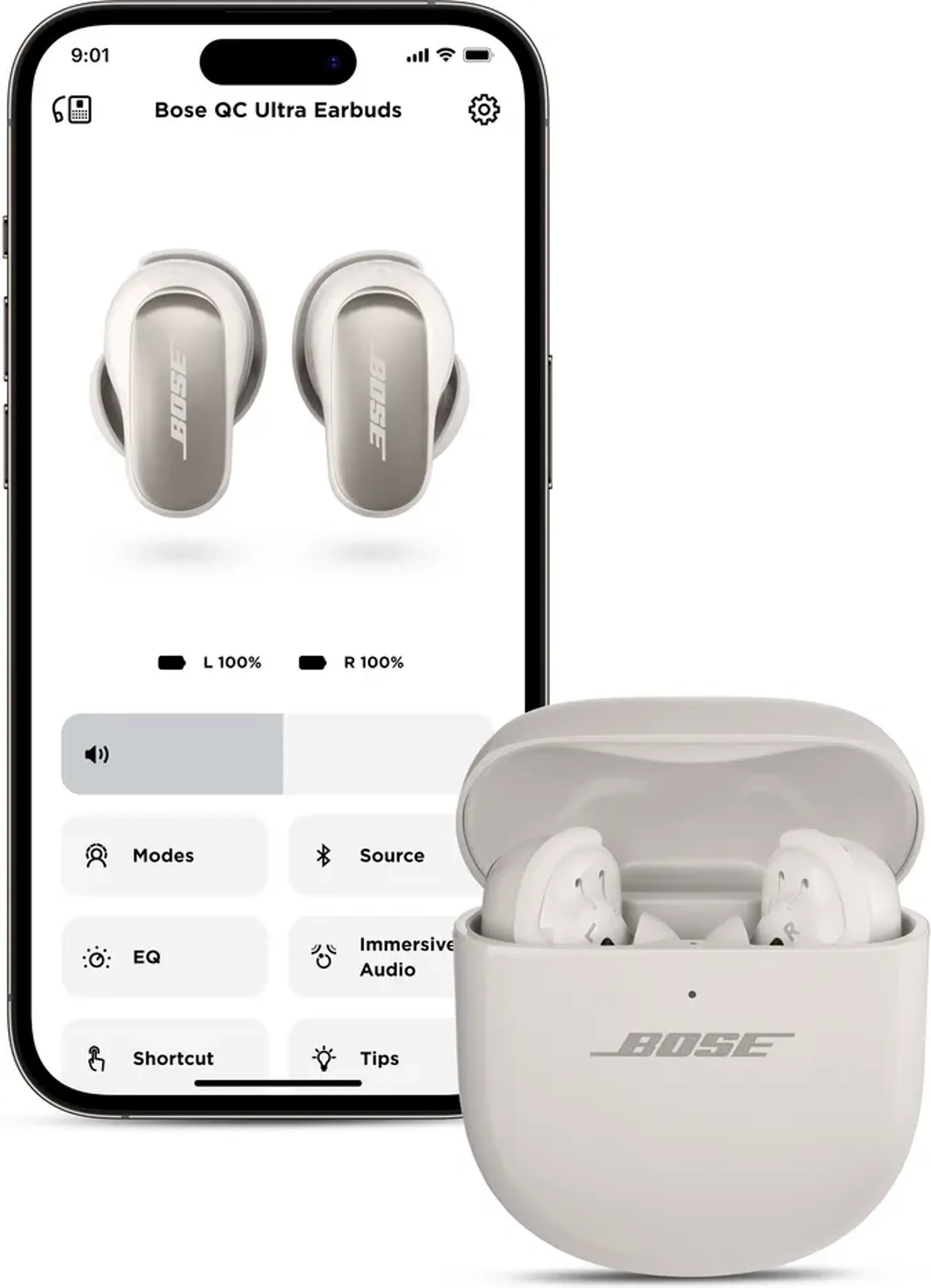 Bose QuietComfort Ultra oortjes - Wit image