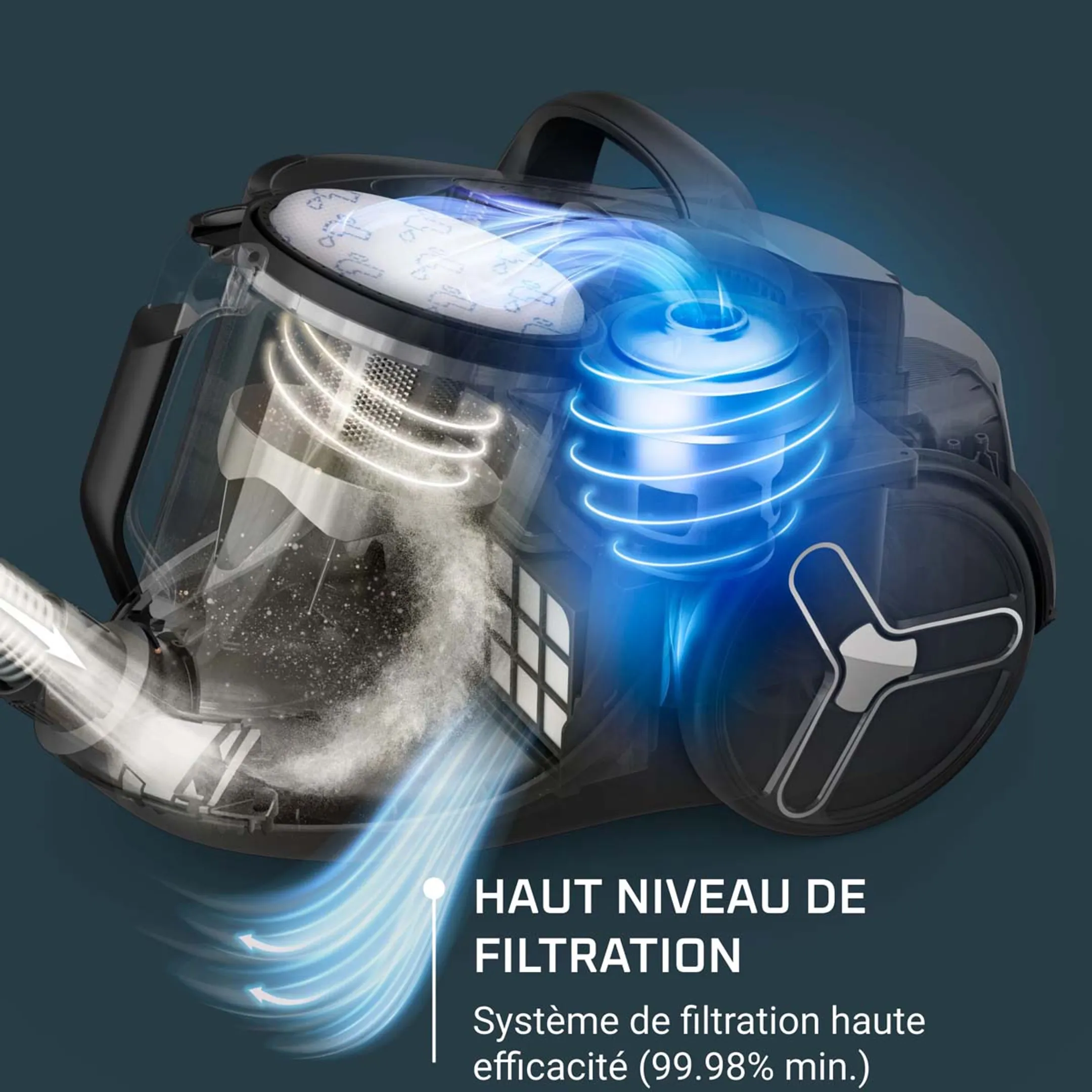 Rowenta Aspirateur sans sac Green Force Effitech+ RO7C71EA image