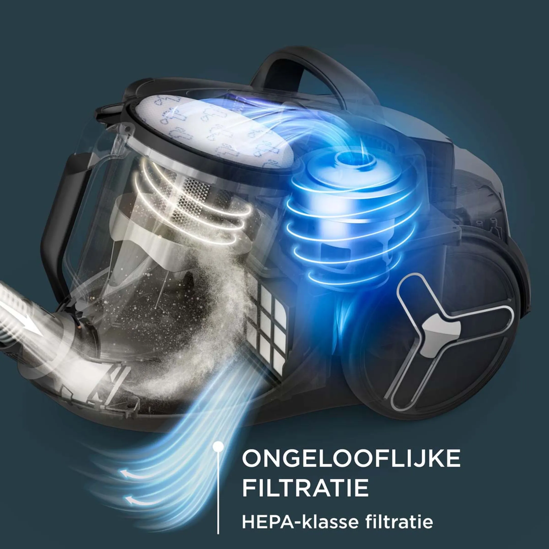 Rowenta Stofzuiger zonder zak Green Force Effitech+ RO7C71EA image