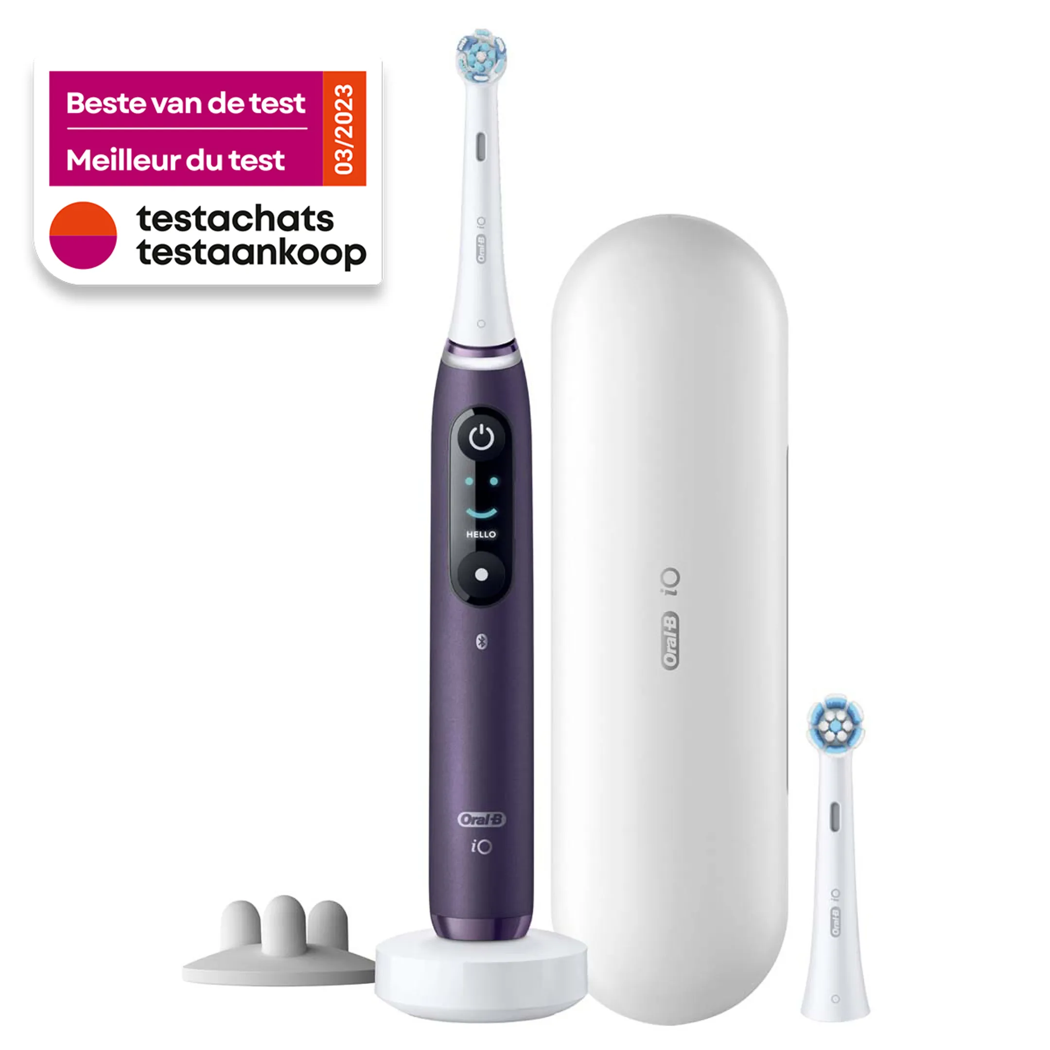 Oral-B Elektrische tandenborstel IO8S VIOLET AMET (+1 REFILL) image
