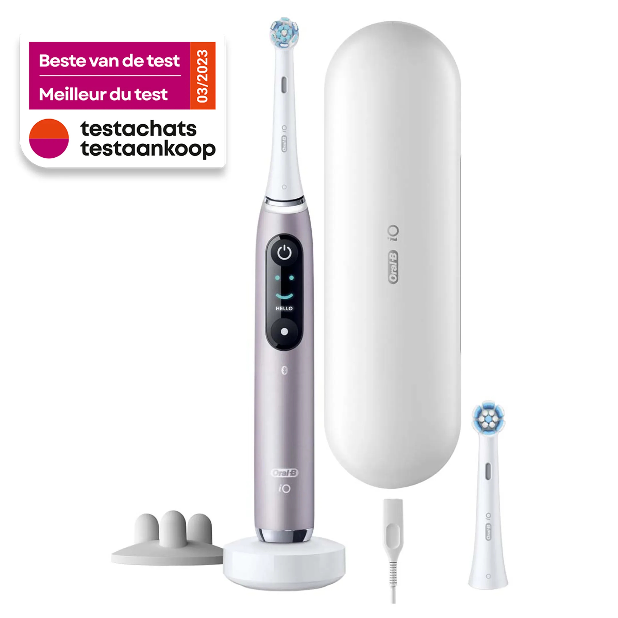 Oral-B Brosse à dents électrique IO9S Rose Quartz (+1 Refill) image
